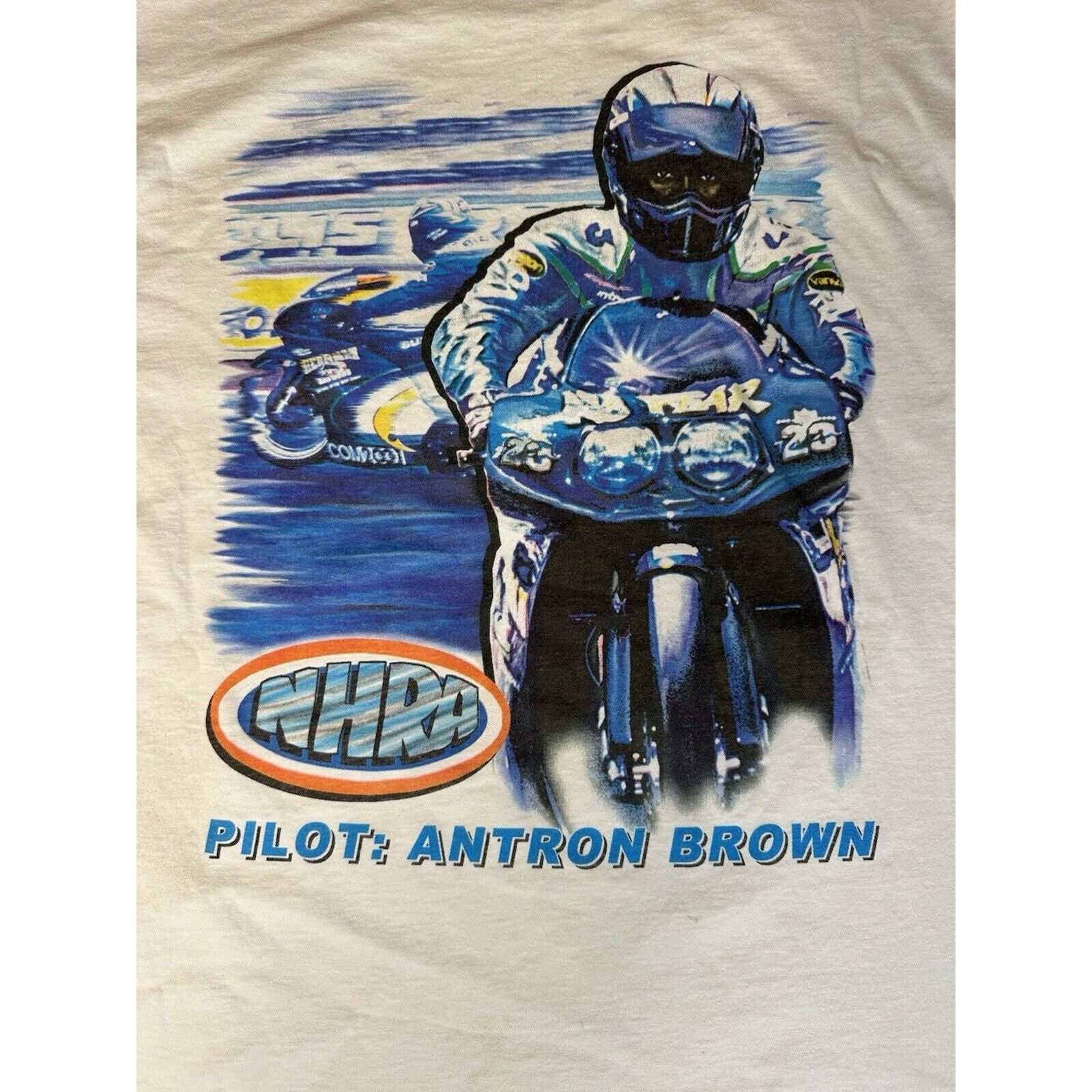 Jerzees Troy Vincents Team Shirt NHRA Shirt Pro Stock Antron Brown Size US L / EU 52-54 / 3 - 10 Thumbnail