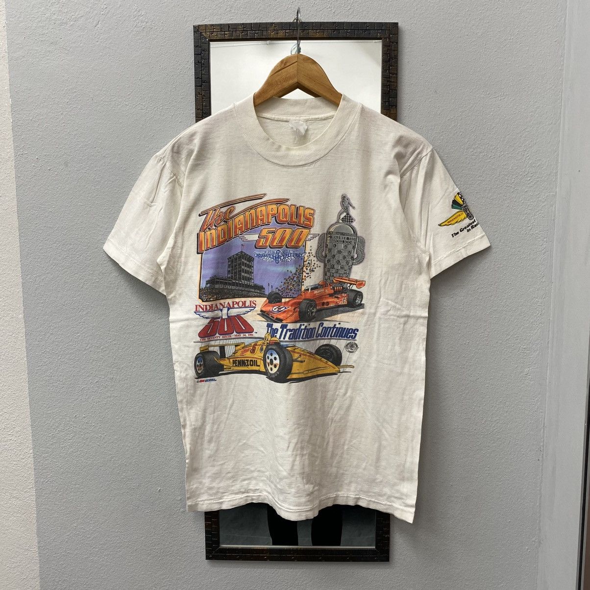NASCAR Vintage 90s INDIANAPOLIS 500 Speedway Motor Tee Size US M / EU 48-50 / 2 - 1 Thumbnail