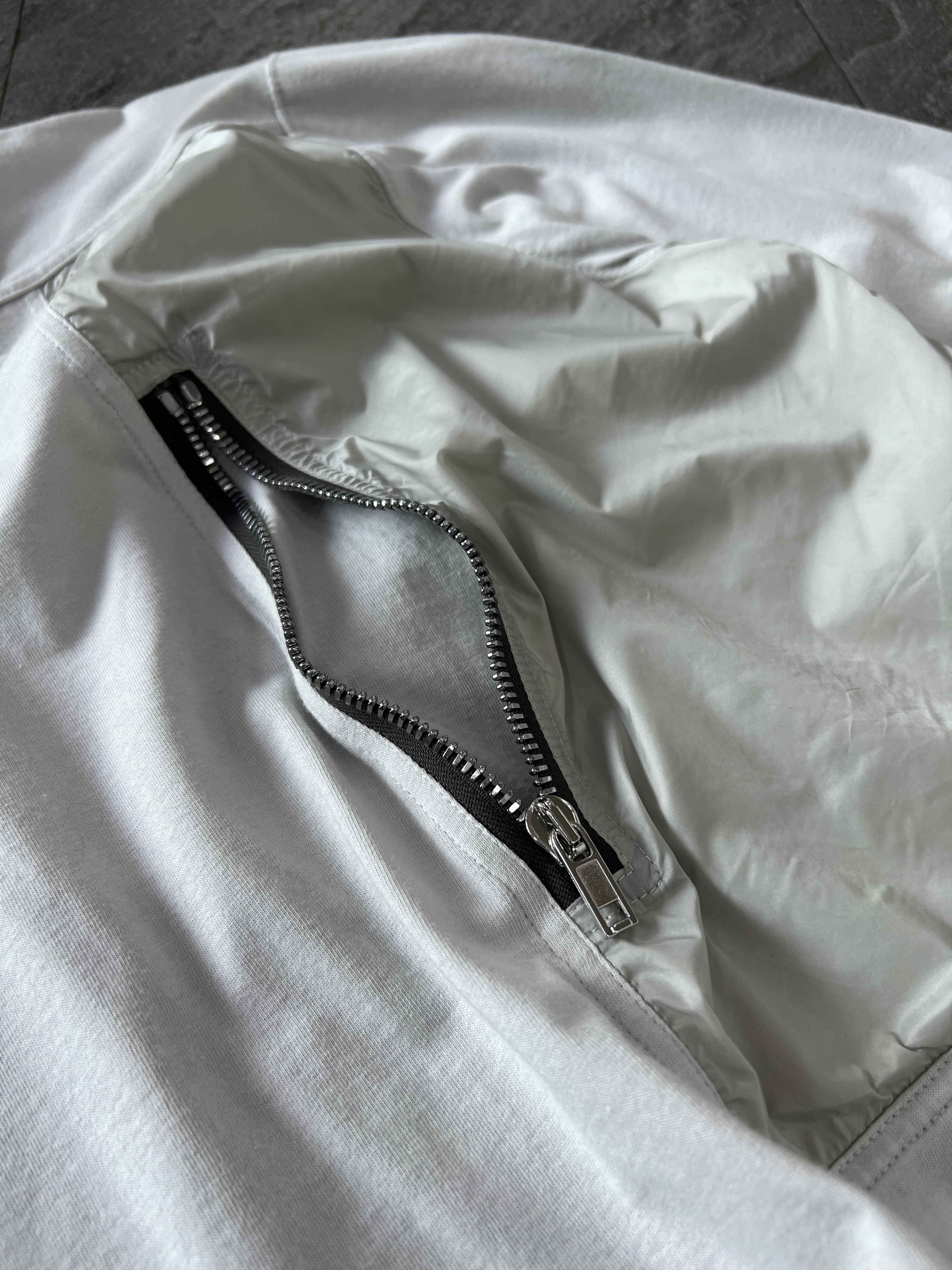 Rick Owens Rick Owens Zip Pocket LS Tee Milk White Medium Size US M / EU 48-50 / 2 - 4 Thumbnail