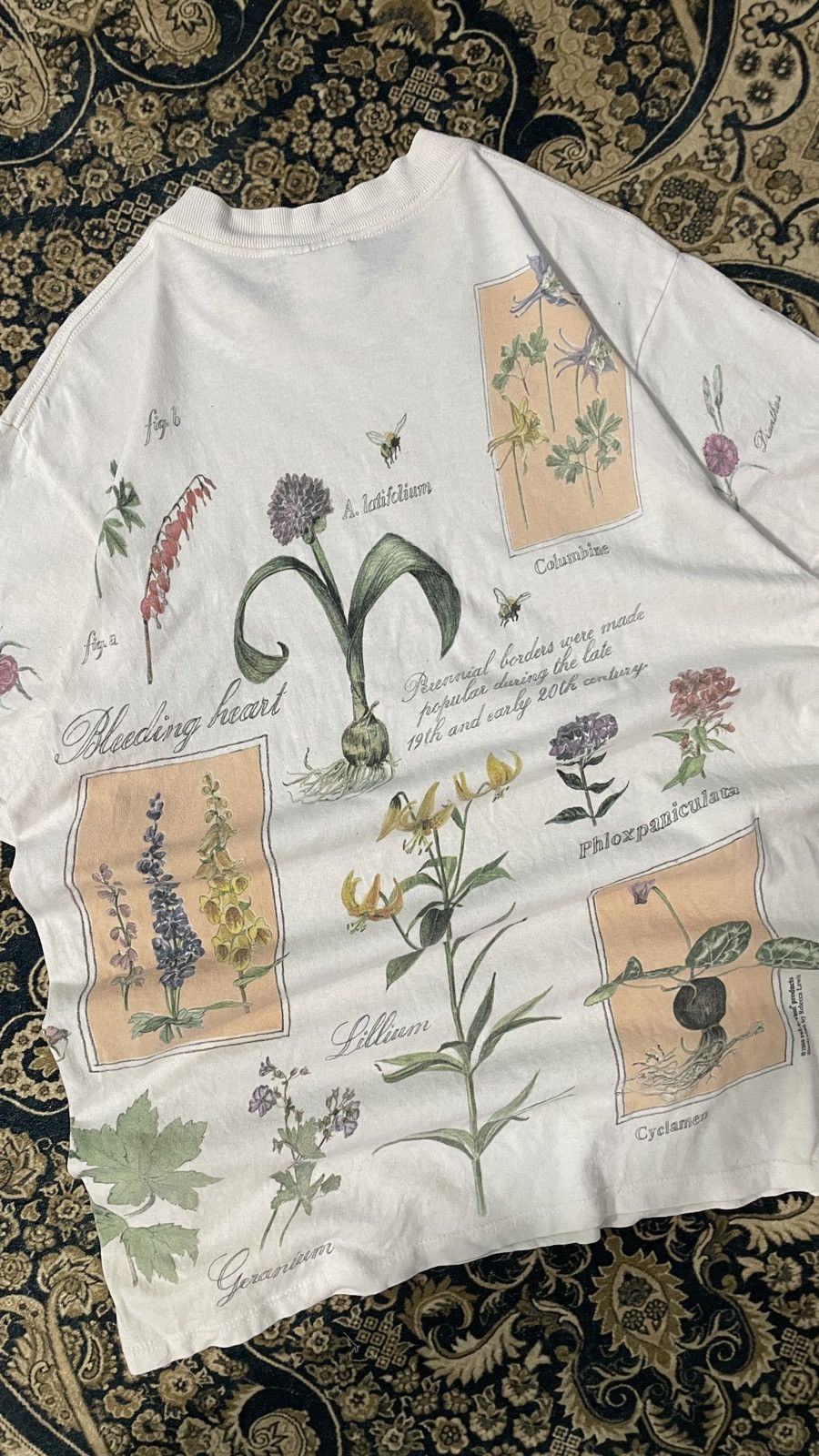 Vintage Vintage Art Botanical Rebecca Lewis 1999 Size US M / EU 48-50 / 2 - 4 Thumbnail