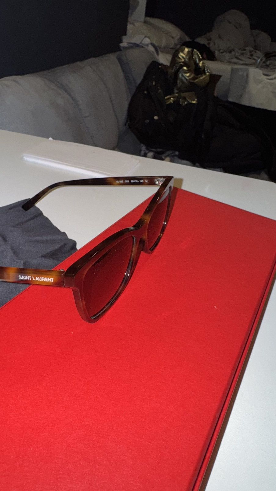 Saint Laurent Paris St. Laurent Sunglasses Size ONE SIZE - 6 Thumbnail