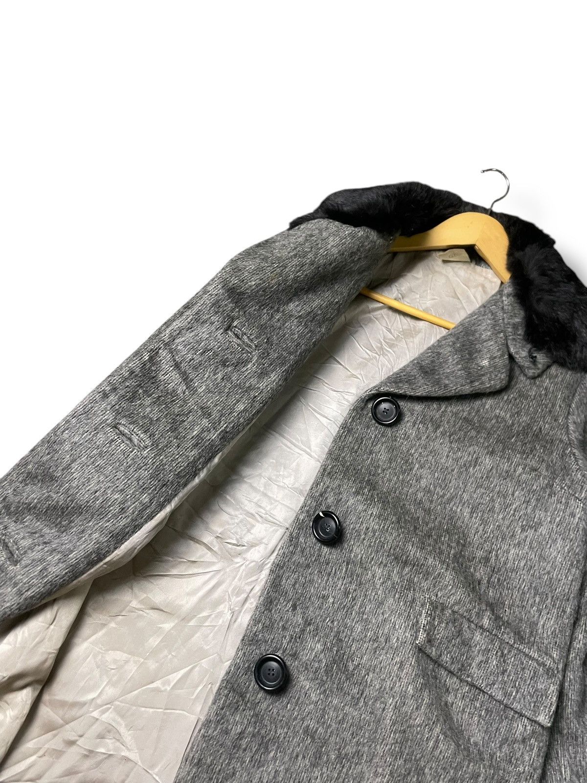 Japanese Brand Japanese Brand Long Coat with Fur (60) Size US XXS / EU 40 - 6 Thumbnail