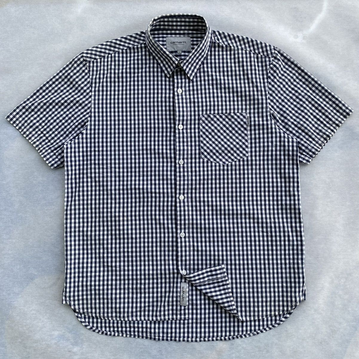 Carhartt × Vintage Carhartt WIP plaid Shirt button Size US L / EU 52-54 / 3 - 1 Thumbnail