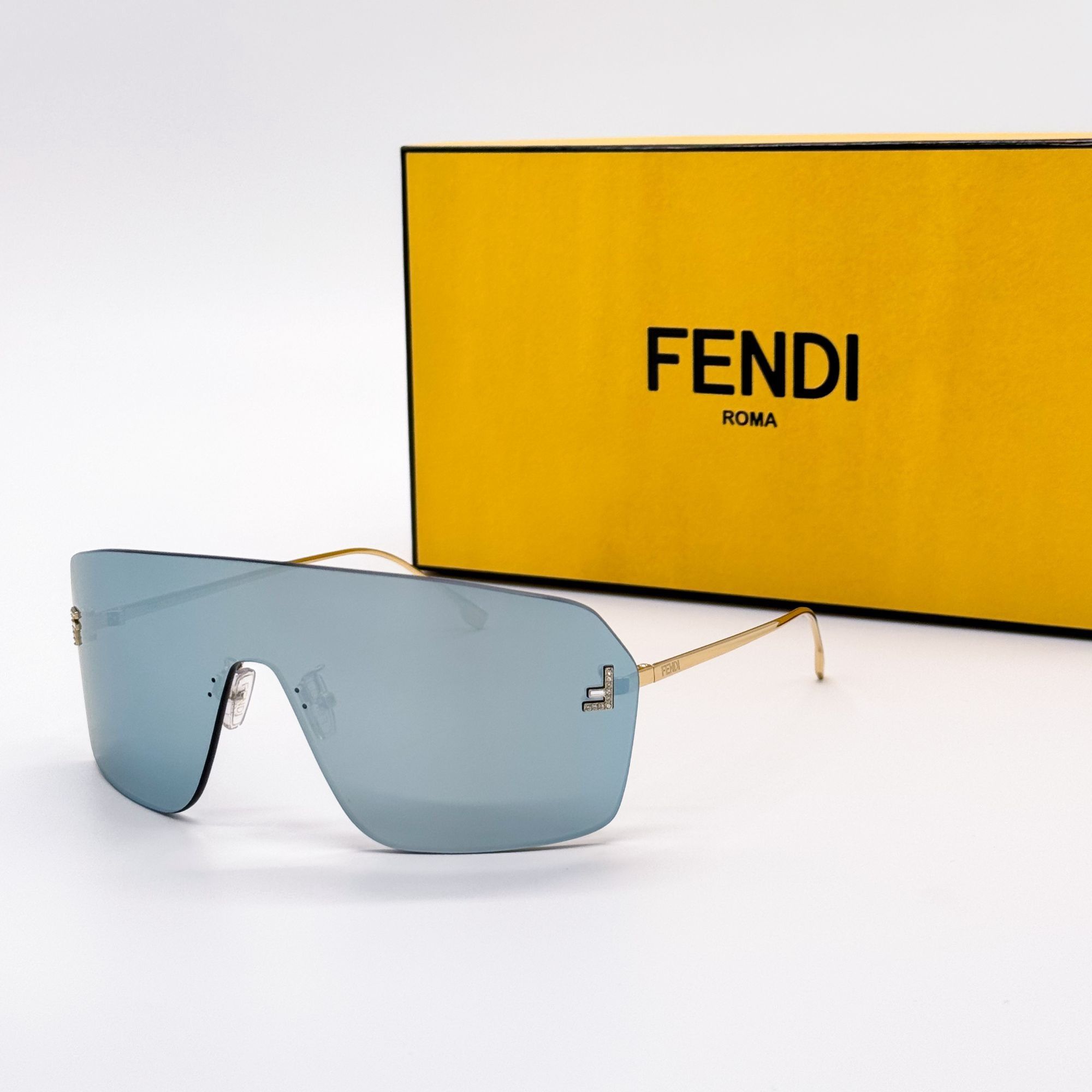 Fendi NEW FENDI SUNGLASSES FE4121US 30X GOLD WOMEN EYEWEAR FENDI Size ONE SIZE - 1 Thumbnail