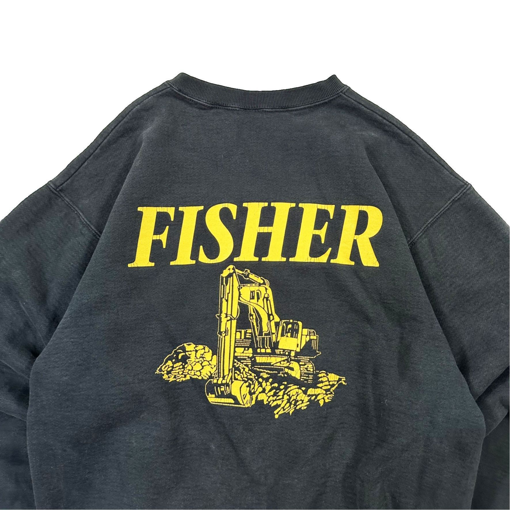 Vintage Vintage 90s Fruit of the Loom Fischer Big Print Excavation Size US L / EU 52-54 / 3 - 4 Thumbnail