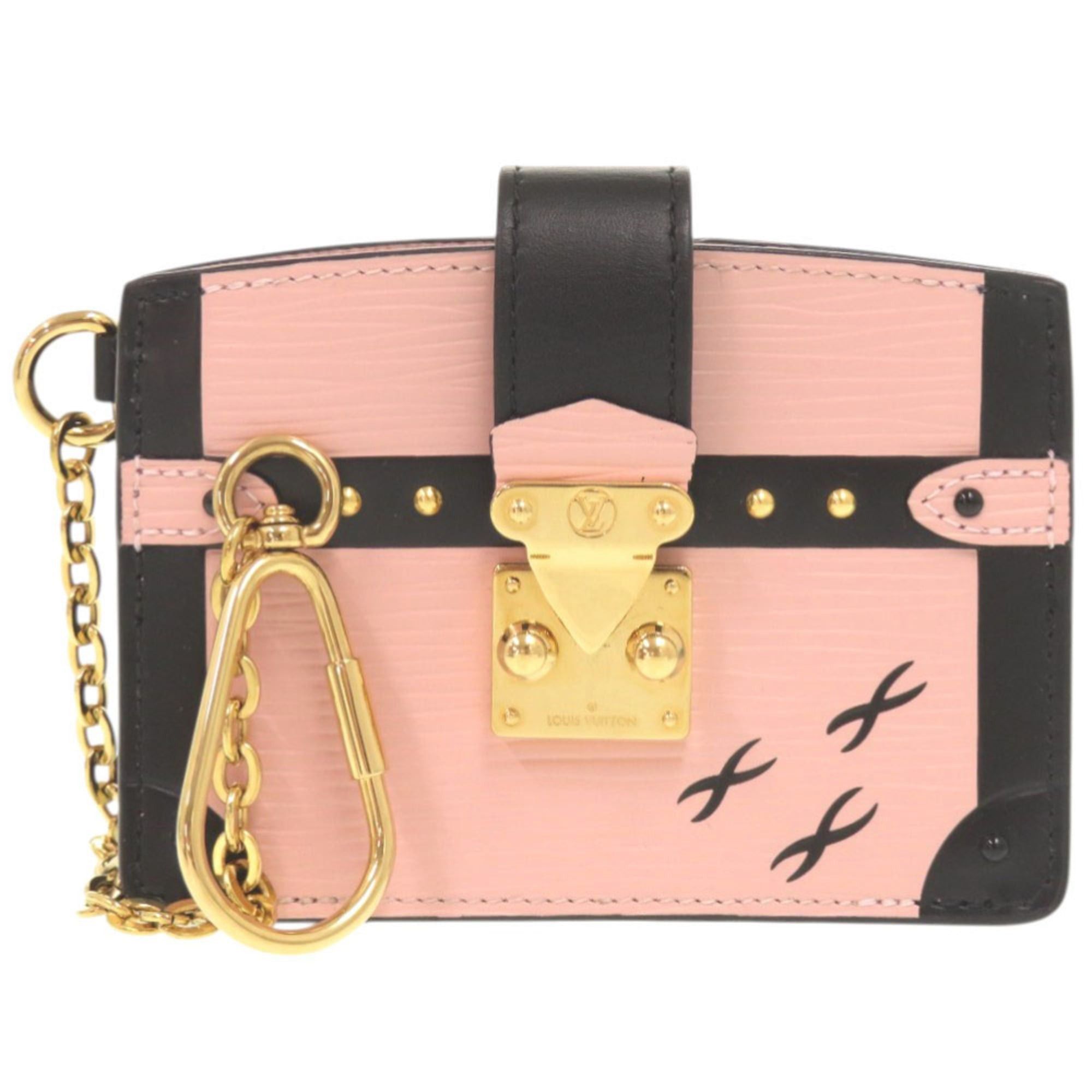 Louis Vuitton Excellent condition Louis Vuitton Epi Trunk Multicart M67506 Rose Ballerine business card holder/card case/wallet/coin case LV 1510 LOUIS VUITTON Size ONE SIZE - 1 Thumbnail