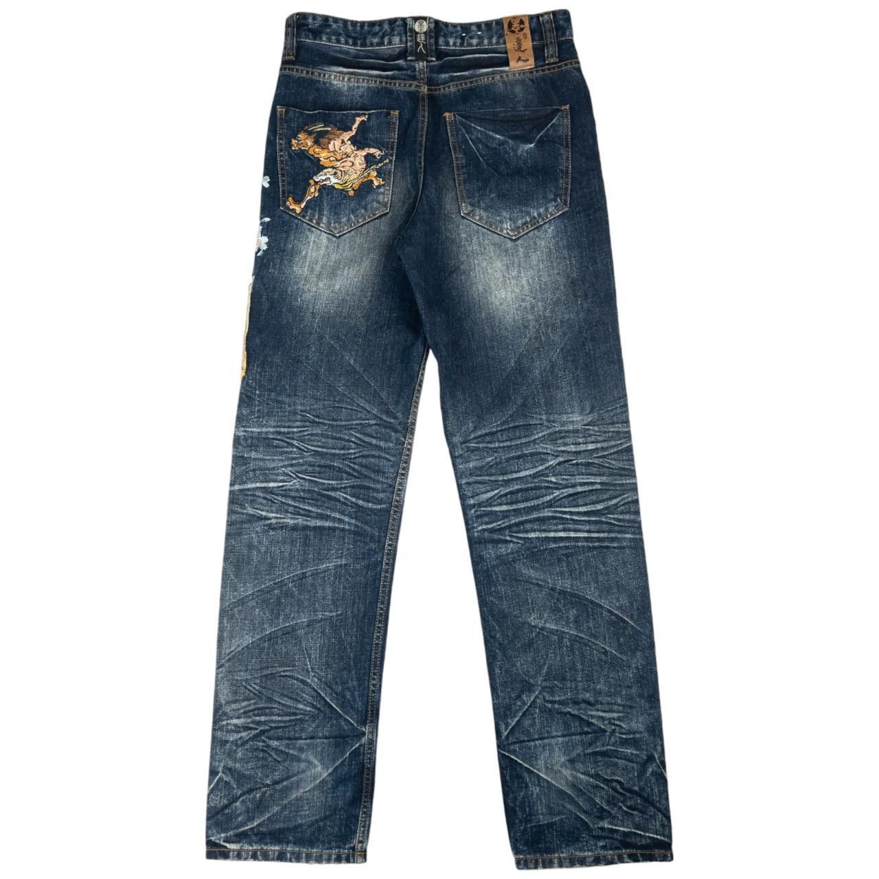 Other Vintage Big Train Japanese Embroidered Denim Jeans Size W30 Size US 30 / EU 46 - 3 Thumbnail