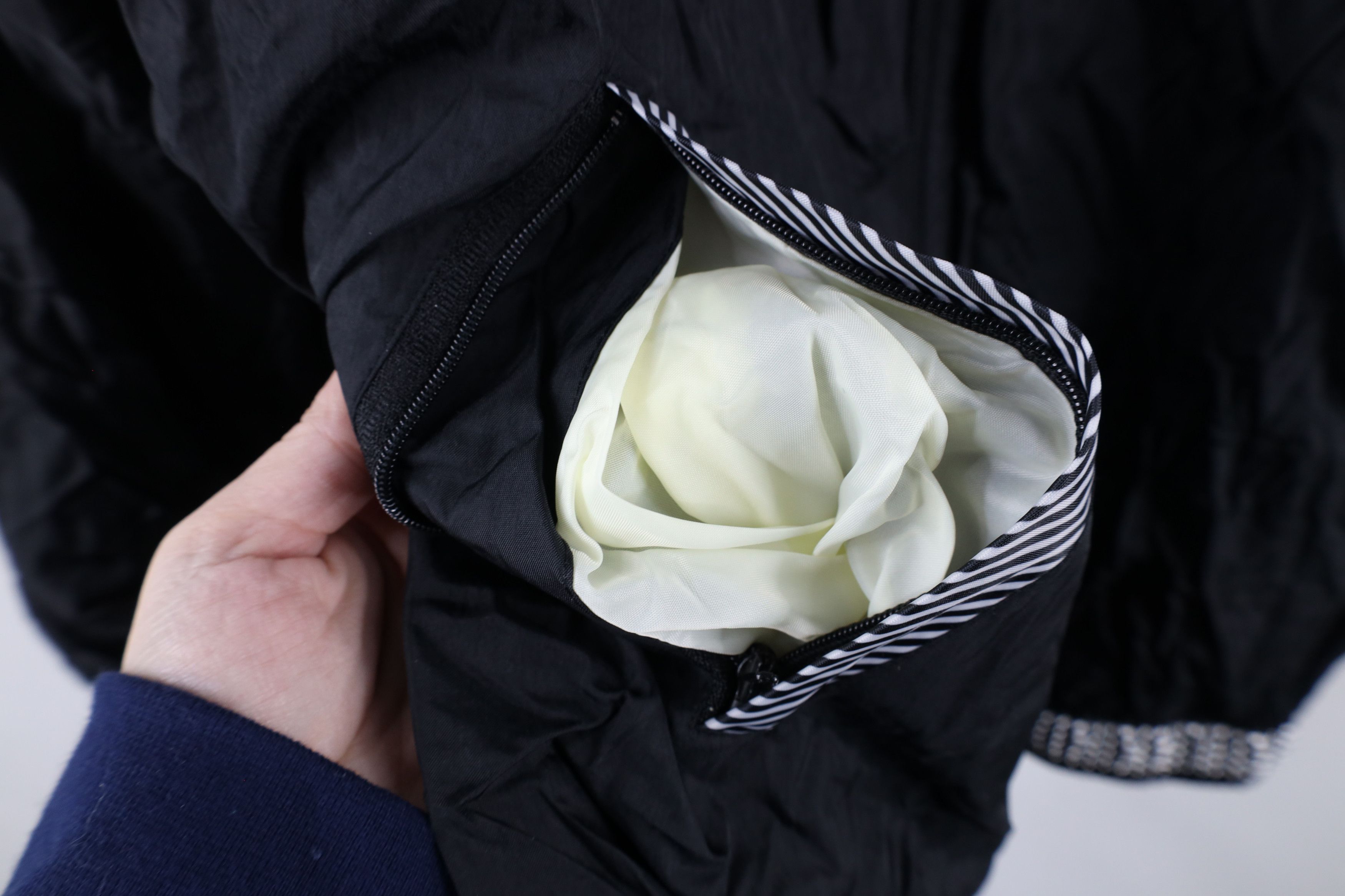Vintage Vintage 90s Streetwear Full Zip Windbreaker Jacket Black Size XL / US 12-14 / IT 48-50 - 5 Thumbnail