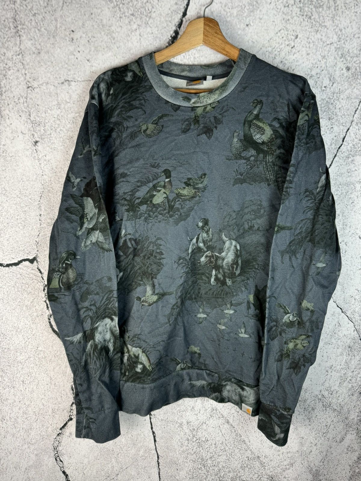 Carhartt Carhartt Camo Ducks Dogs WIP Hunter Sweatshirt Size US M / EU 48-50 / 2 - 1 Thumbnail