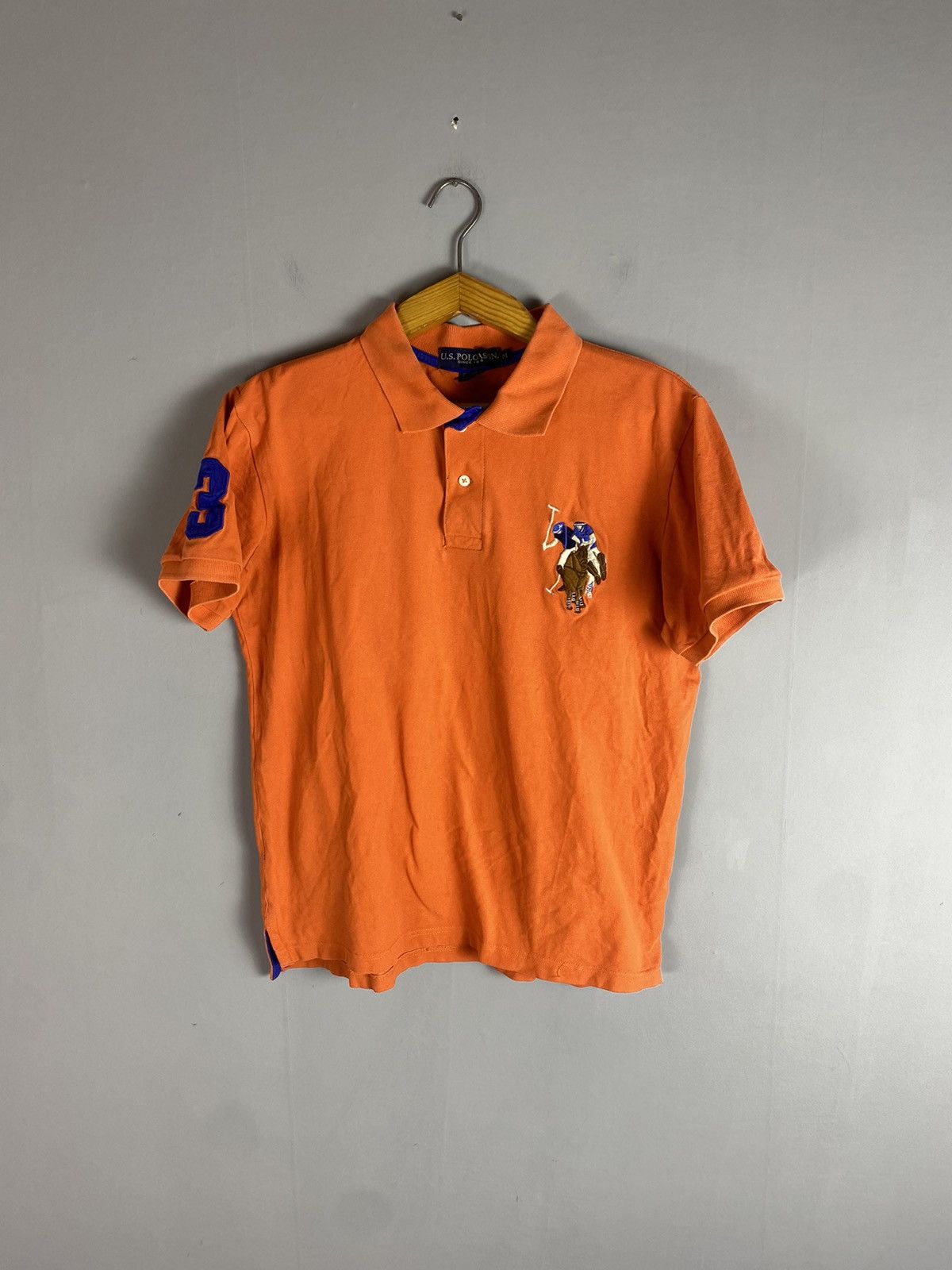 U.S. Polo Assn. Vintage U.S.Polo Assn polo tee T-shirt Ralph Laurent logo Size US M / EU 48-50 / 2 - 1 Thumbnail