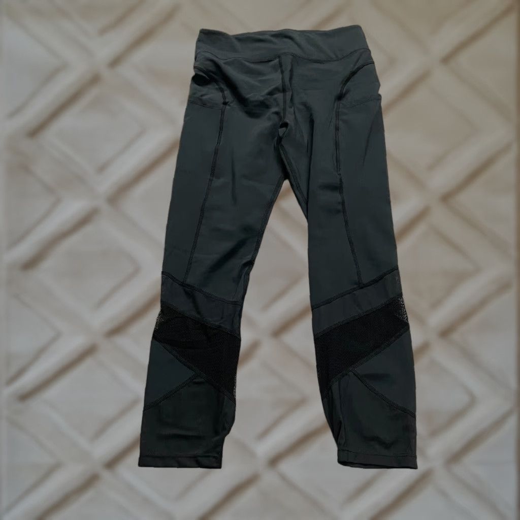 Vintage VINTAGE JustFab Womens Leggings Activewear Size M Black Compression Yoga Gym Running Size 32" / US 10 / IT 46 - 1 Thumbnail