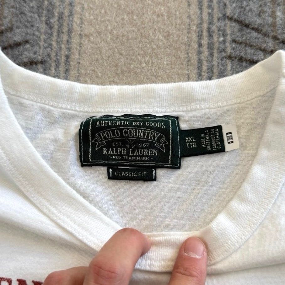 Polo Ralph Lauren Polo Ralph Lauren Men’s Shirt Short Sleeve 2XL White Solid Regular Polo by Ralph Lauren 2XL Locking gender Men Size US XXL / EU 58 / 5 - 3 Thumbnail