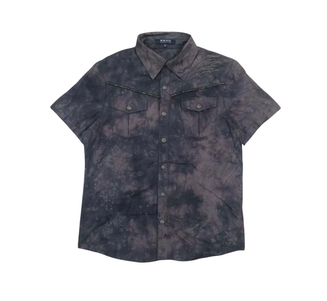In The Attic × Japanese Brand × Vintage Vtg In the Attic Distressed button shirt Size US M / EU 48-50 / 2 - 1 Thumbnail