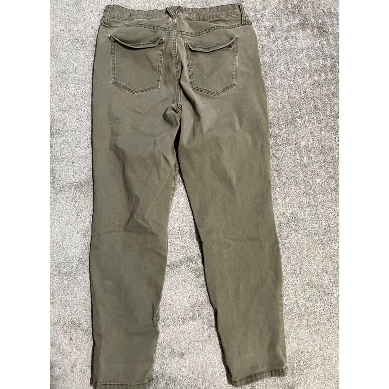Jessica Simpson Jessica Simpson Jeans Women's Size 8/29 Relaxed Skinny Crop Brown Denim 5-Pocket Design Slim Adult Jeans Size 30" / US 8 / IT 44 - 3 Thumbnail