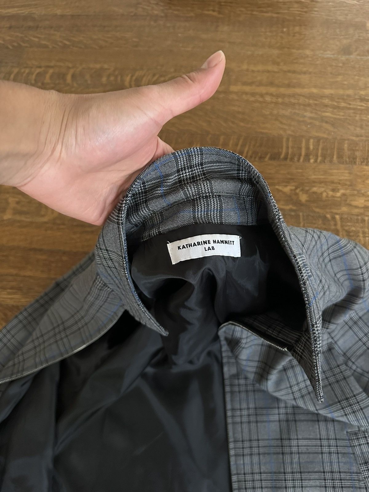 Katharine Hamnett London Katharine Hamnett Lab Plaid Blouson Jacket Sz XL Size US L / EU 52-54 / 3 - 3 Thumbnail