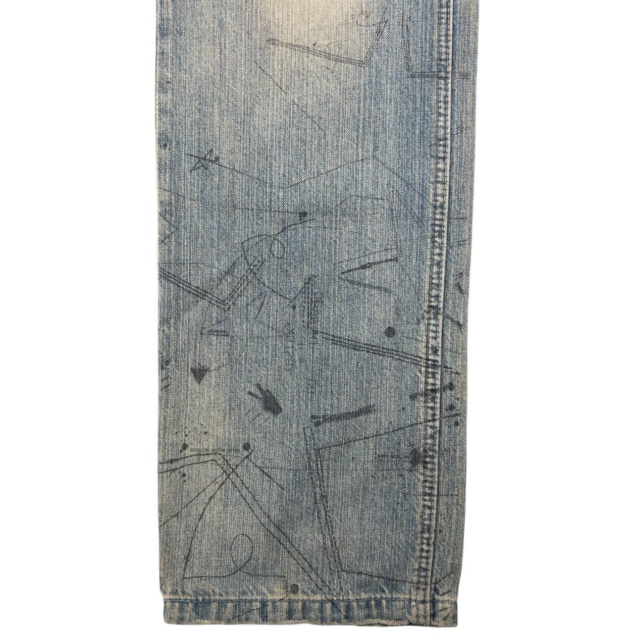 Marithe + Francois Girbaud Marithe + Francois Girbaud Splatter Denim Jeans Size W33 Size US 33 - 7 Thumbnail