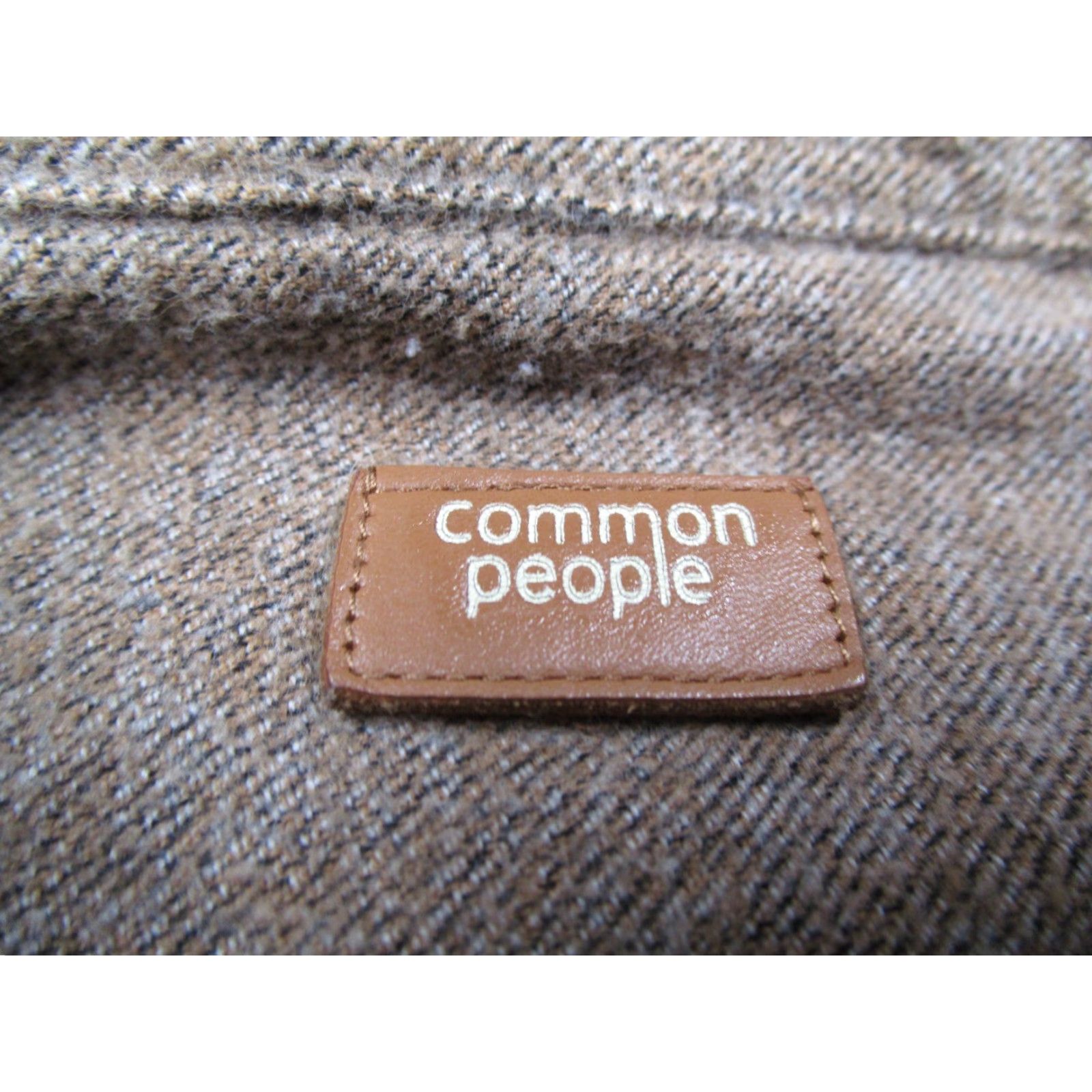 Vintage Common People Brown Flannel Shirt Mens Medium Button-Up Long Sleeve Casual Travel Size US M / EU 48-50 / 2 - 3 Thumbnail