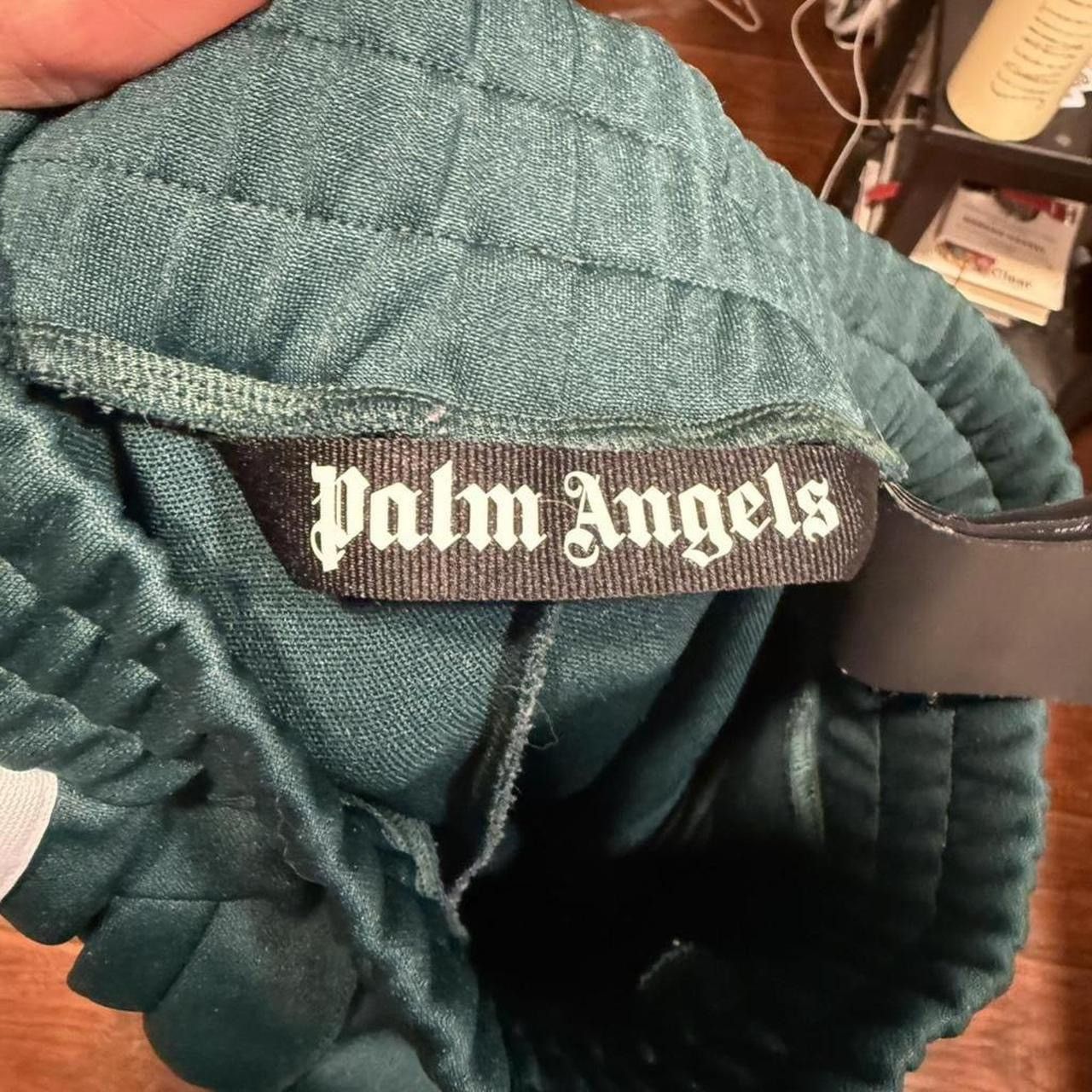 Palm Angels Palm Angels Striped Green Track Pants Size US 26 / EU 42 - 3 Thumbnail