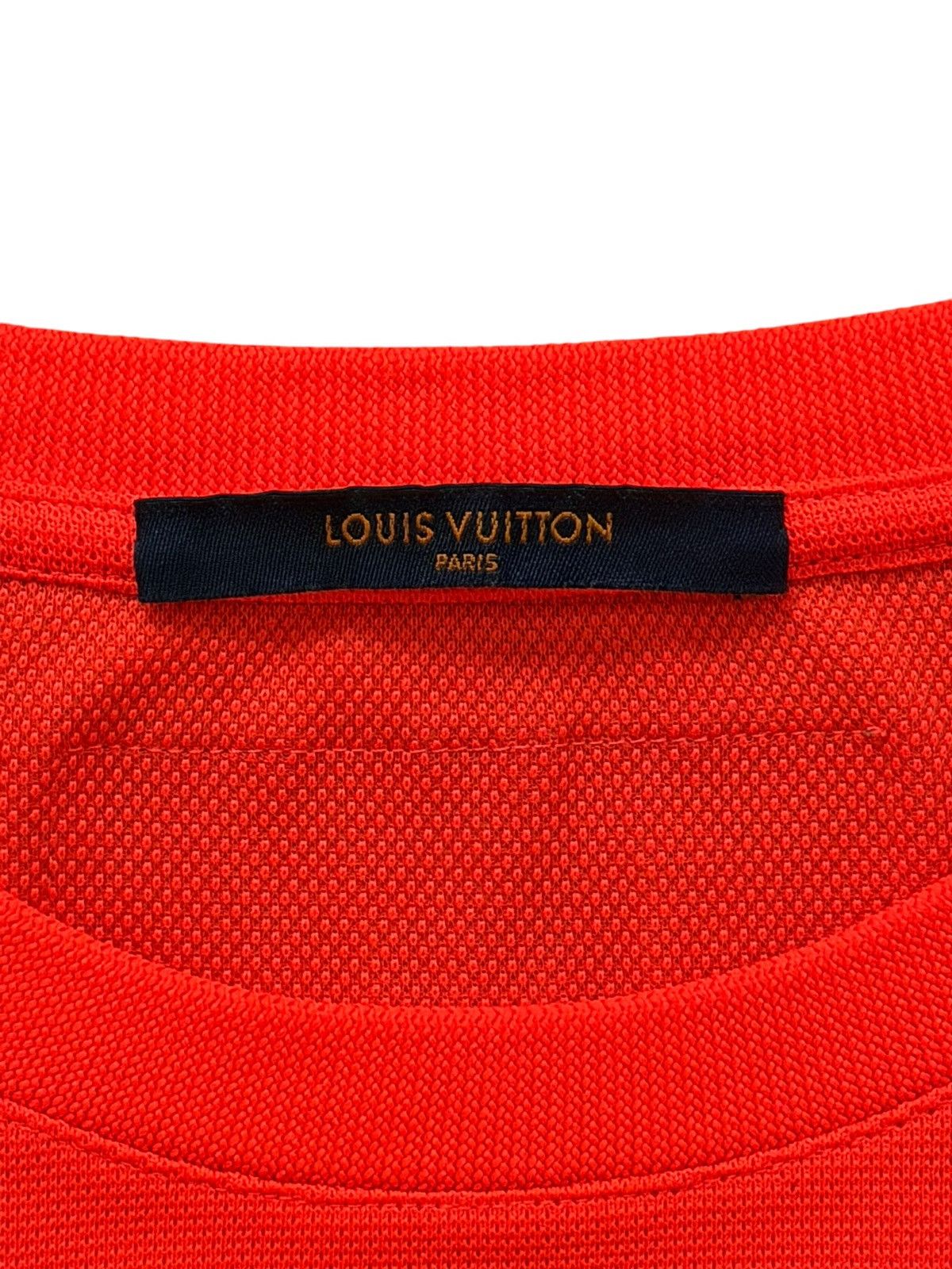 Louis Vuitton Louis Vuitton Orange Vegetal Lace Embroidered Tee Size US L / EU 52-54 / 3 - 5 Thumbnail