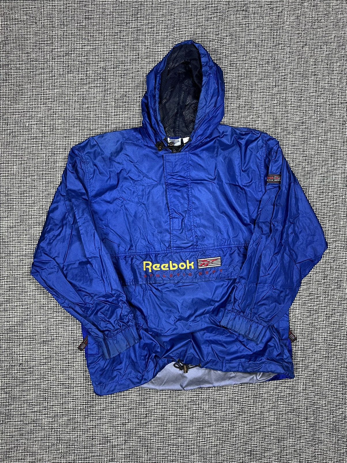 Reebok × Vintage Vintage 90s Reebok oversized anorak light jacket Size US L / EU 52-54 / 3 - 1 Thumbnail