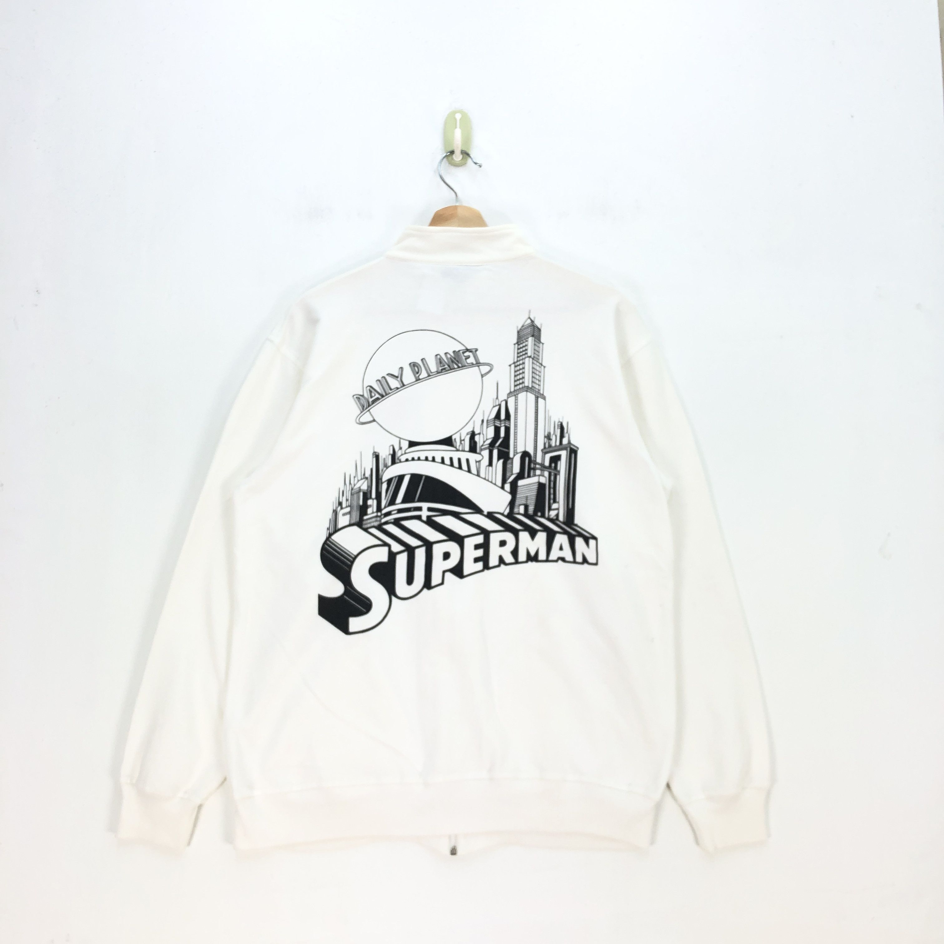 Cartoon Network Vintage Superman Zipper Sweater Cartoon Anime Sweatshirt Size US M / EU 48-50 / 2 - 1 Thumbnail