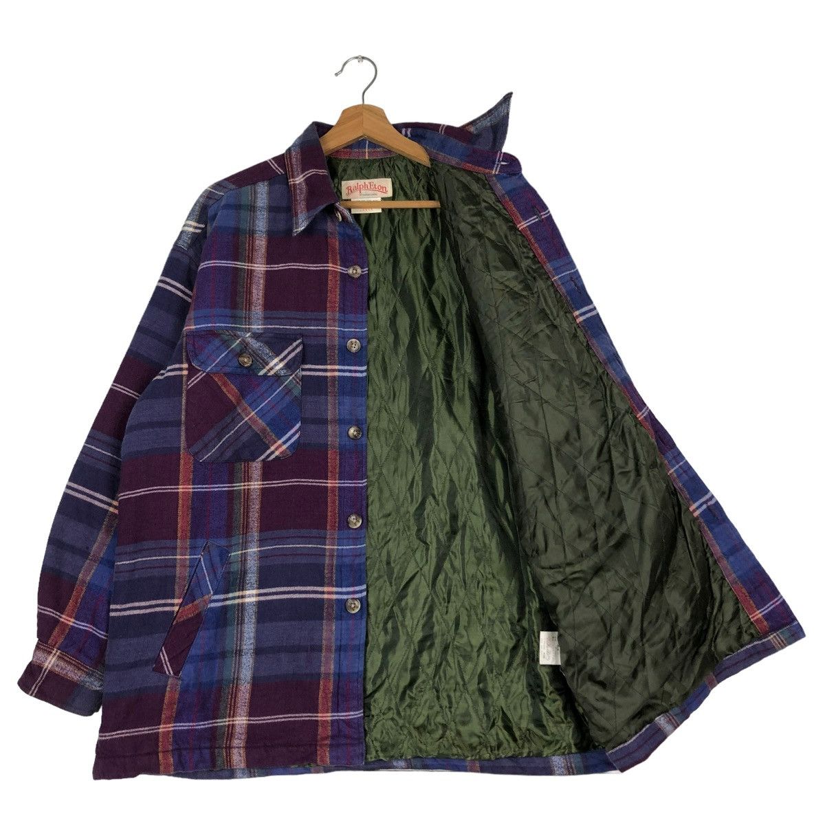 Japanese Brand 🔥VINTAGE CHORE JACKET RALPH ETON TARTAN DESIGN Size US L / EU 52-54 / 3 - 11 Thumbnail