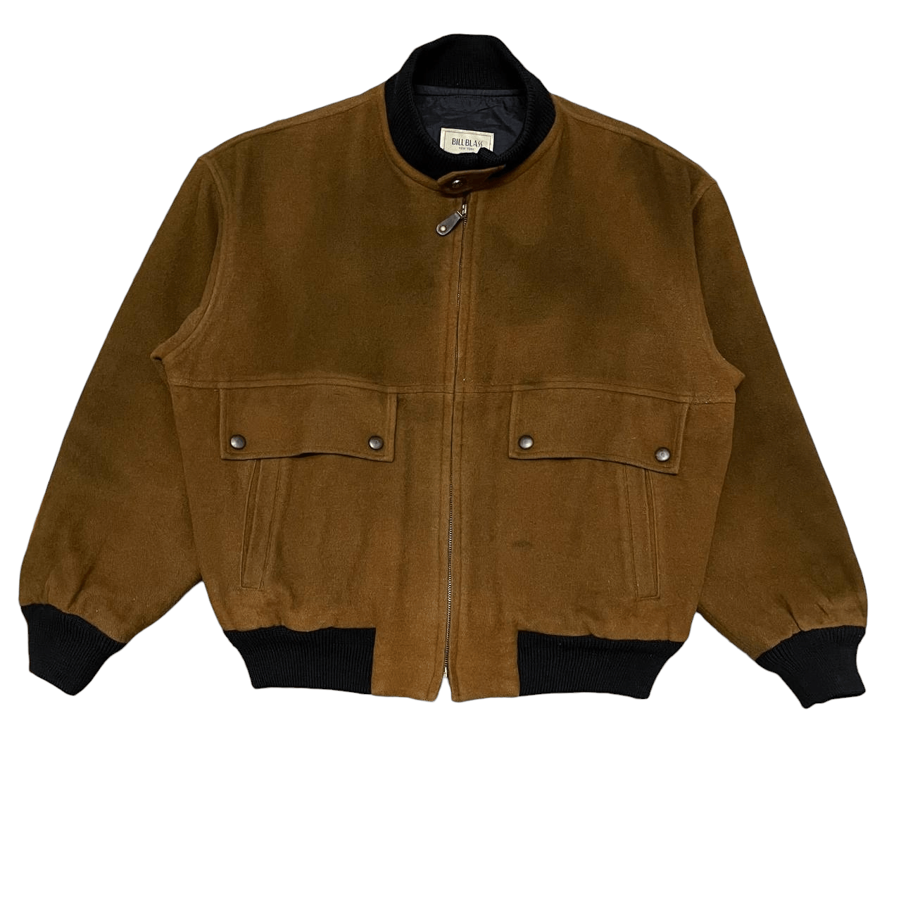 Bill Blass Vintage Bill Blass New York Wool Bomber Jacket Size US L / EU 52-54 / 3 - 1 Thumbnail