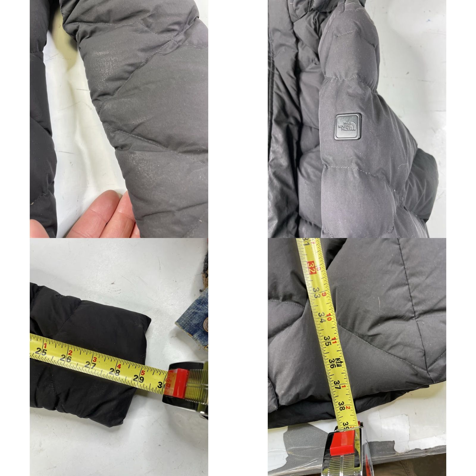 The North Face VINTAGE The North Face Miss Metro Parka 600 Down Fill Hooded Black Quilted Women's Small Size S / US 4 / IT 40 - 9 Thumbnail