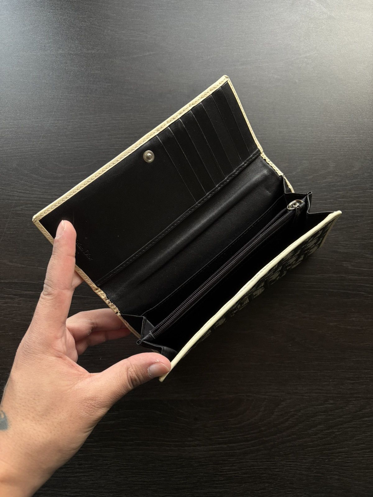 Dior 2000’s Trotter Monogram Wallet Size ONE SIZE - 5 Thumbnail