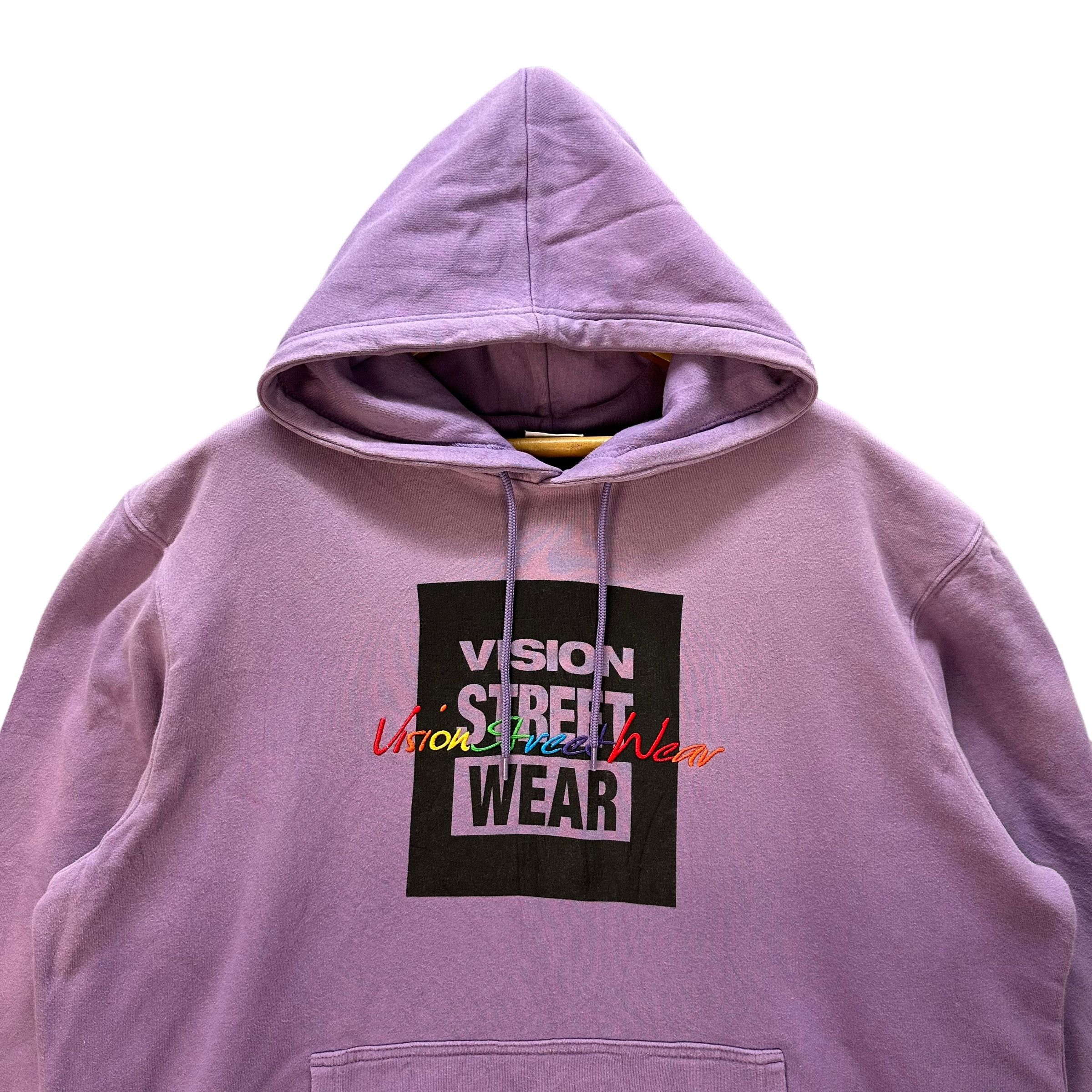 Vision Streetwear VISION STREETWEAR BIG LOGO SUN FADED PURPLE HOODIES #9065-54 Size US XL / EU 56 / 4 - 2 Thumbnail