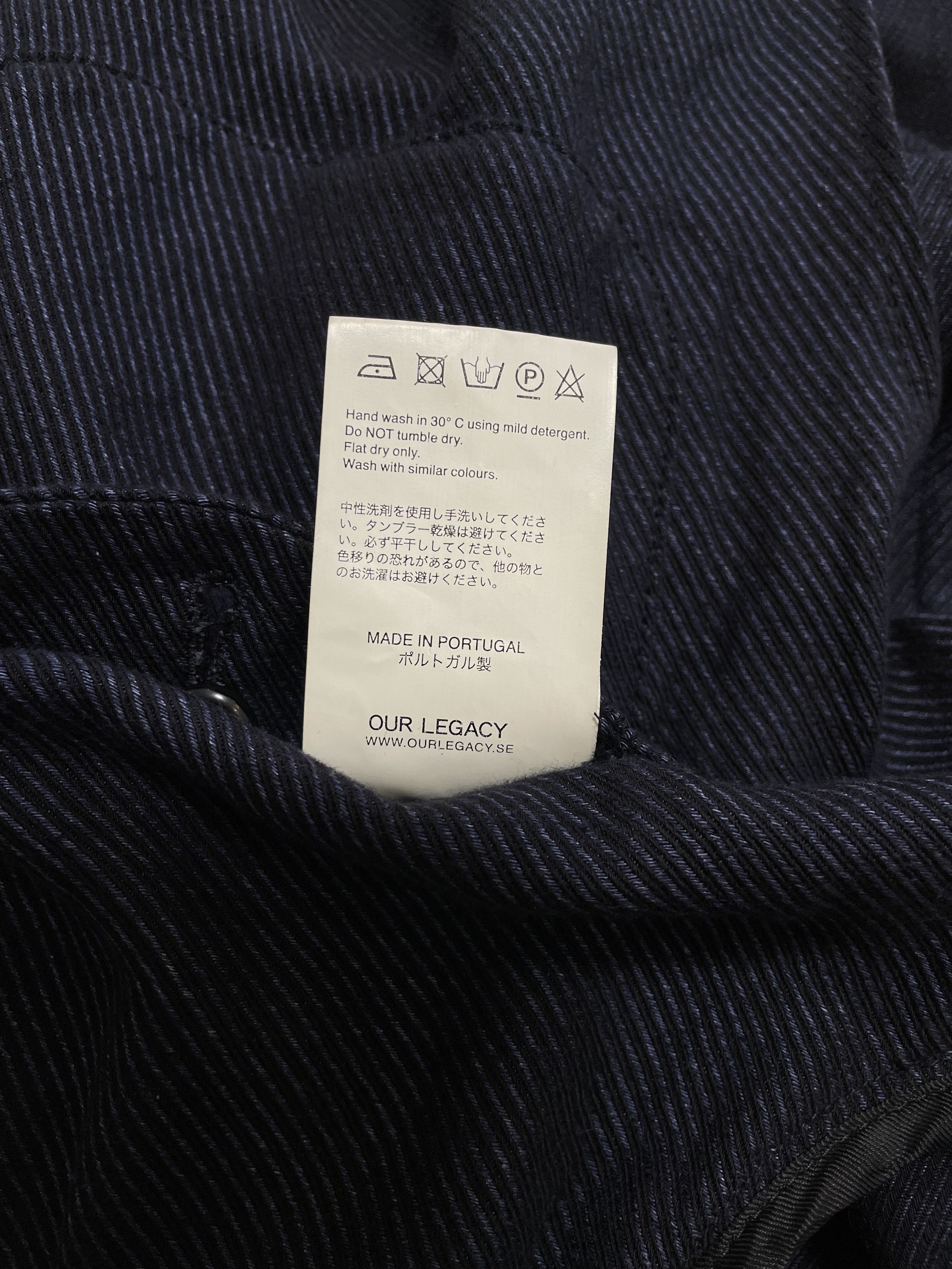 Our Legacy OUR LEGACY SS15 Indigo Twill Blazer Jacket Sport Coat EU 50 Size 40R - 14 Thumbnail