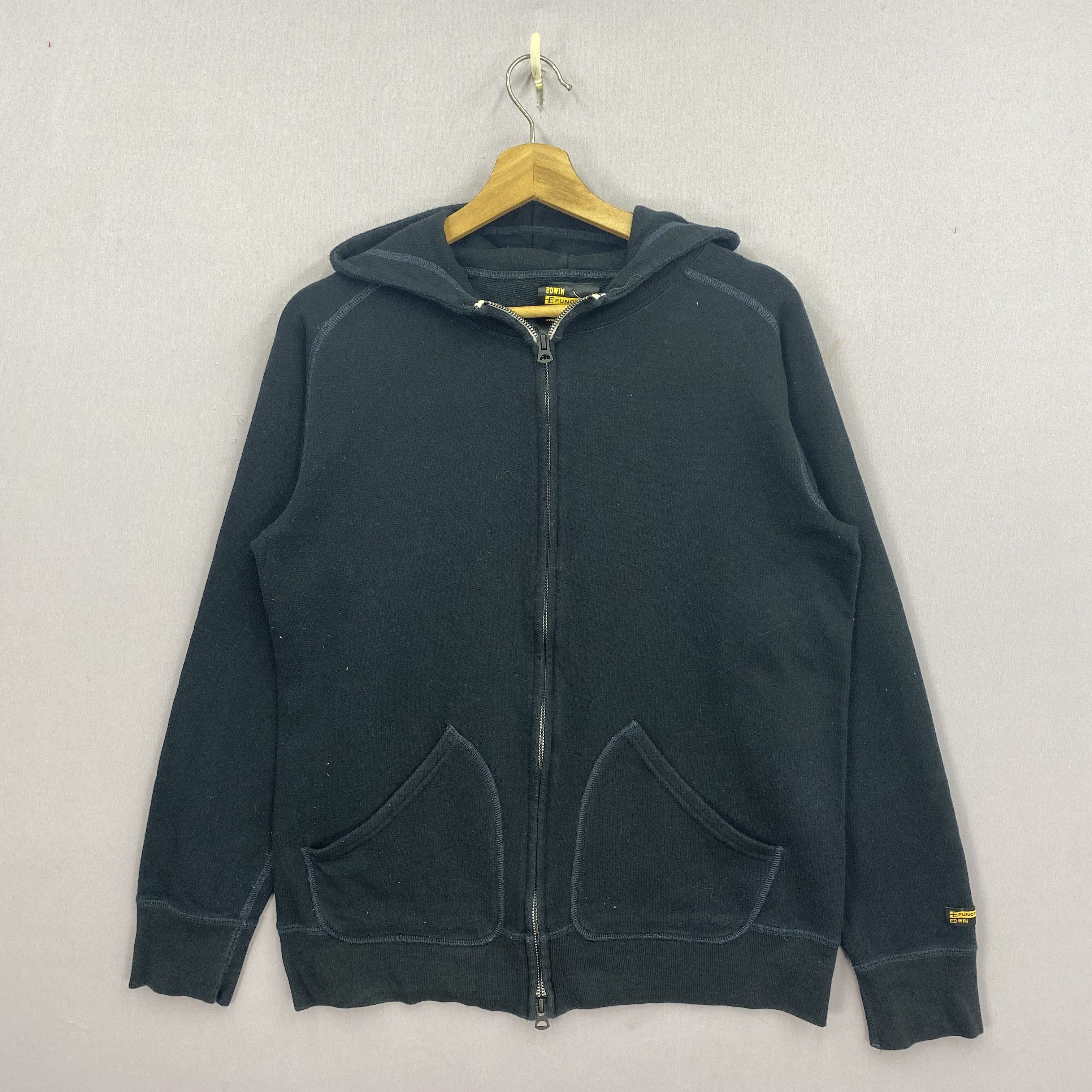 Edwin Vintage Edwin E-Function Sweater Y2K Hoodie Sweatshirt Size US S / EU 44-46 / 1 - 1 Thumbnail