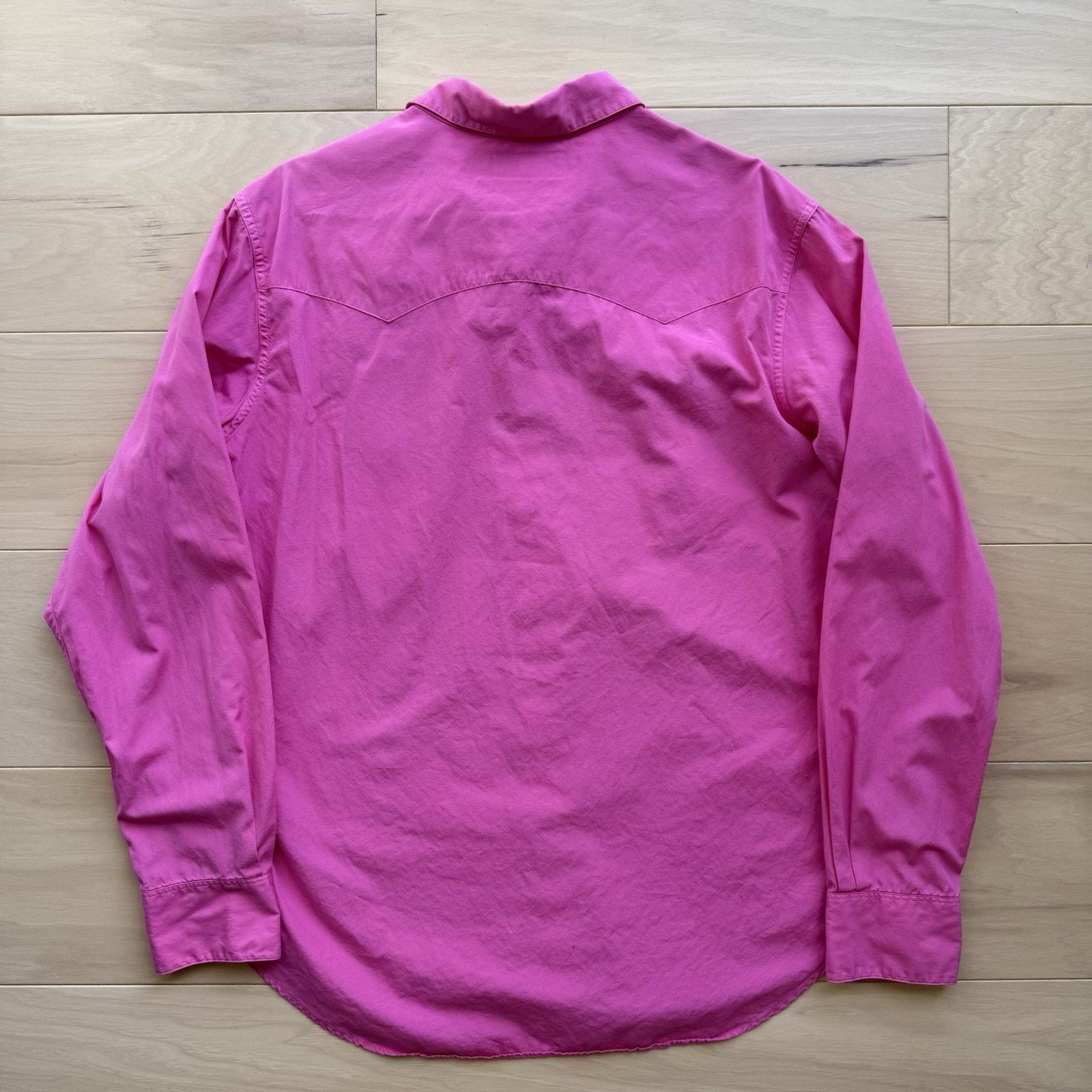 Polo Ralph Lauren × Vintage Vintage Polo Ralph Lauren Pearl Snap Shirt L Pink 90s RL Size US L / EU 52-54 / 3 - 7 Thumbnail