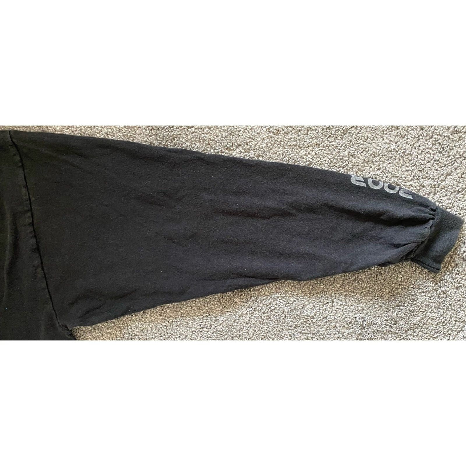 Delta VINTAGE Delta Pro Weight Shirt Long Sleeve Mens L Black Styx Cyclorama Size US L / EU 52-54 / 3 - 4 Thumbnail