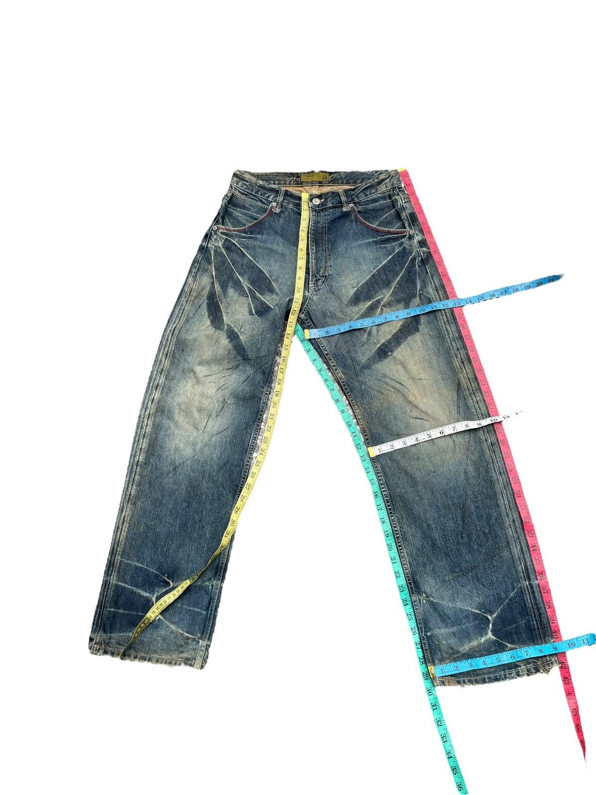 BAL × Japanese Brand Vintage Bal Denim Faded & Distresed Size US 31 - 23 Thumbnail
