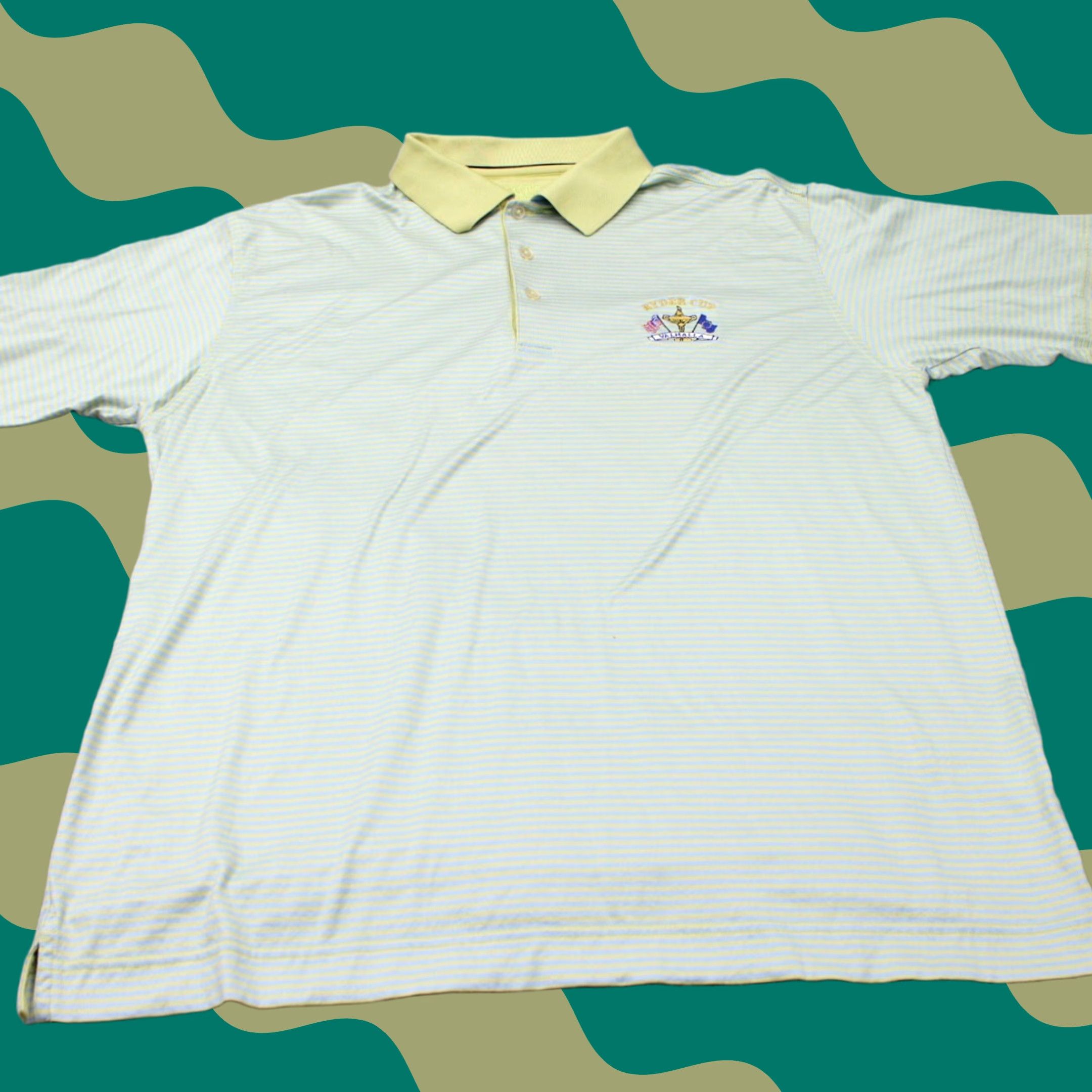 Cutter & Buck Cutter & Buck Polo Signature Polo Shirt Mens Large Green Ryder Cup Logo Valhalla Size US L / EU 52-54 / 3 - 1 Thumbnail