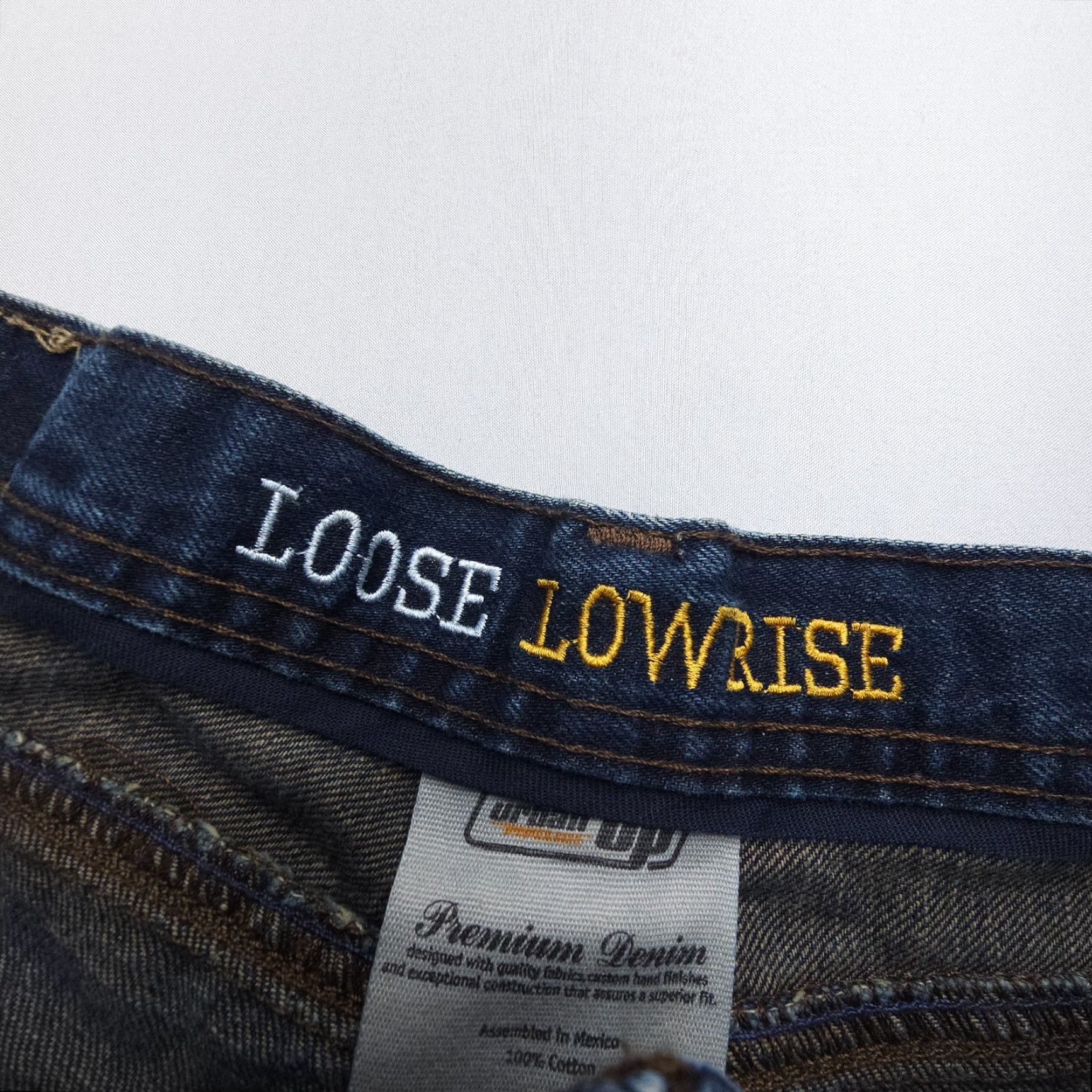 Vintage Urban Up Urban Pipeline Up Jeans Mens 32 x 30 Dark Blue Denim 90s Straight Relaxed Baggy Rise Mid 10-12 in Zip 5-Pocket Logo Comfort Vintage No Size US 32 / EU 48 - 3 Thumbnail