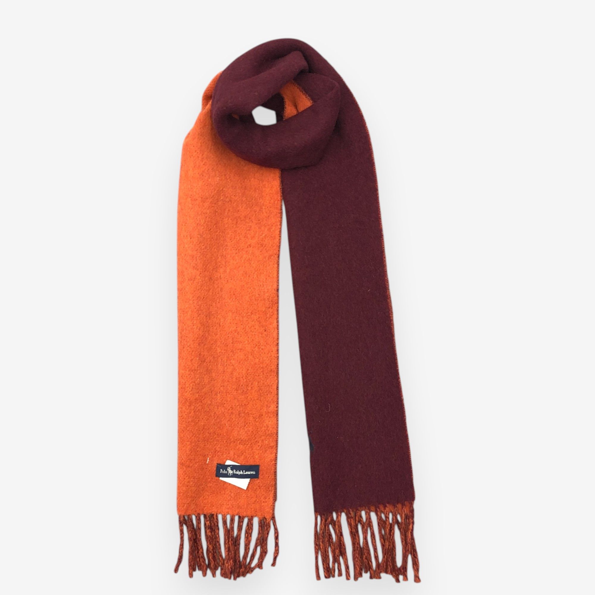 Polo Ralph Lauren Vintage Polo Ralph Lauren Scarf Muffler Wool Scarves Size ONE SIZE - 1 Thumbnail