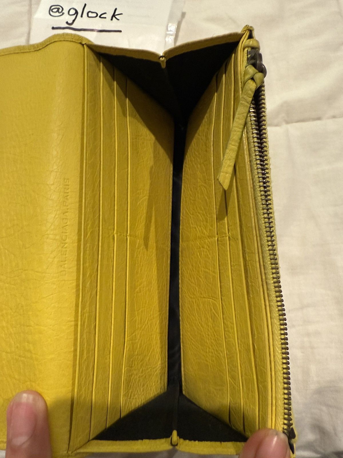 Balenciaga Balenciaga Le City Money Long Wallet Yellow Size ONE SIZE - 13 Thumbnail