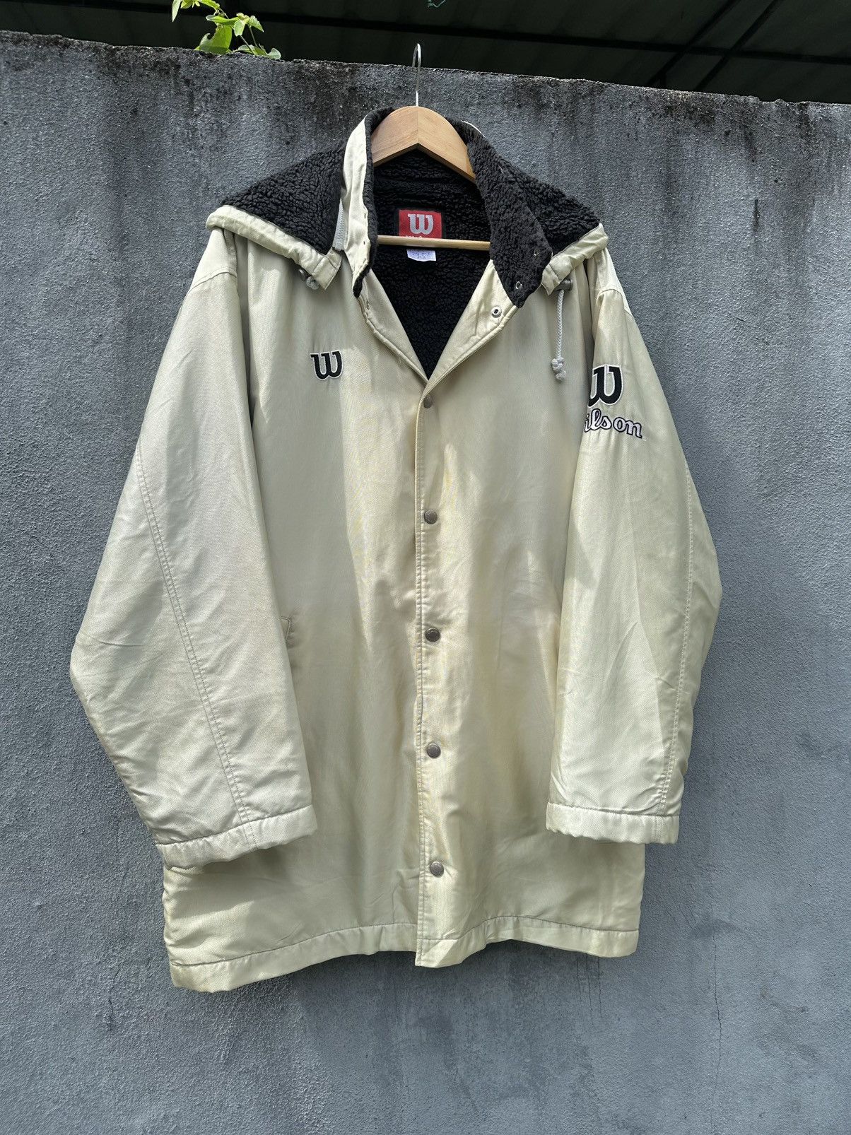 Wilson 👹Vintage Wilson Fleece Lined Long Jacket Size US XL / EU 56 / 4 - 3 Thumbnail