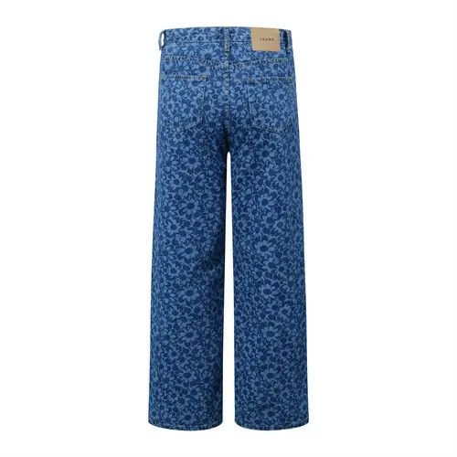 VIBE Street men's digital print flower casual straight jeans Size US 32 / EU 48 - 4 Thumbnail
