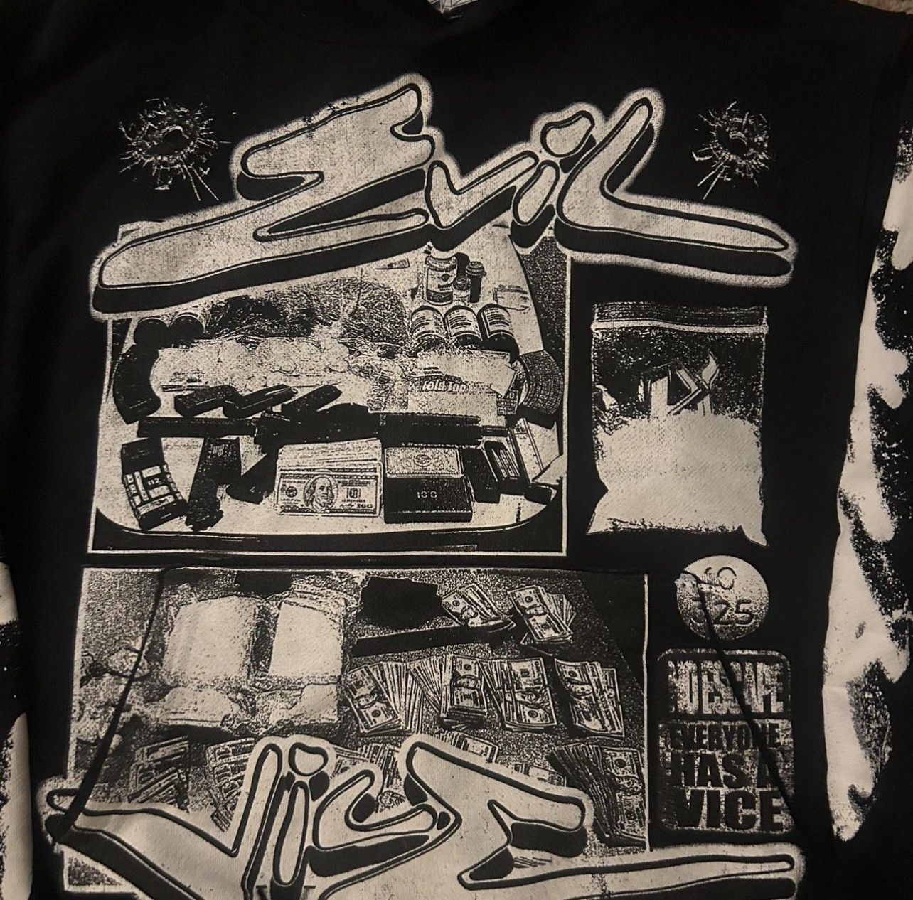 Other Evil Vice "Vice City" black hoodie Size US S / EU 44-46 / 1 - 2 Thumbnail