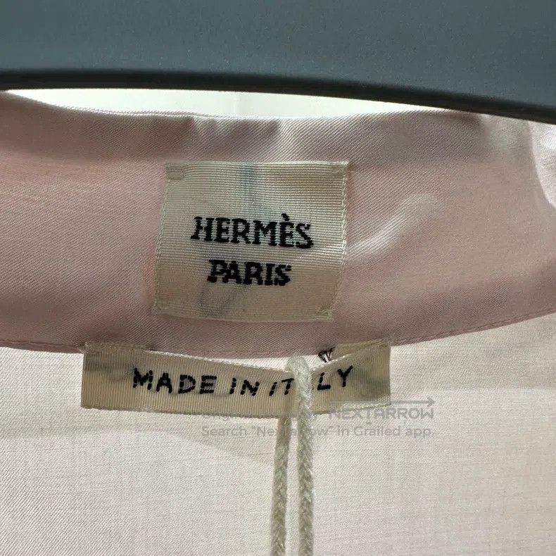 Hermes Hermes Slogan Button V-Neck Top Size XS / US 0-2 / IT 36-38 - 3 Thumbnail