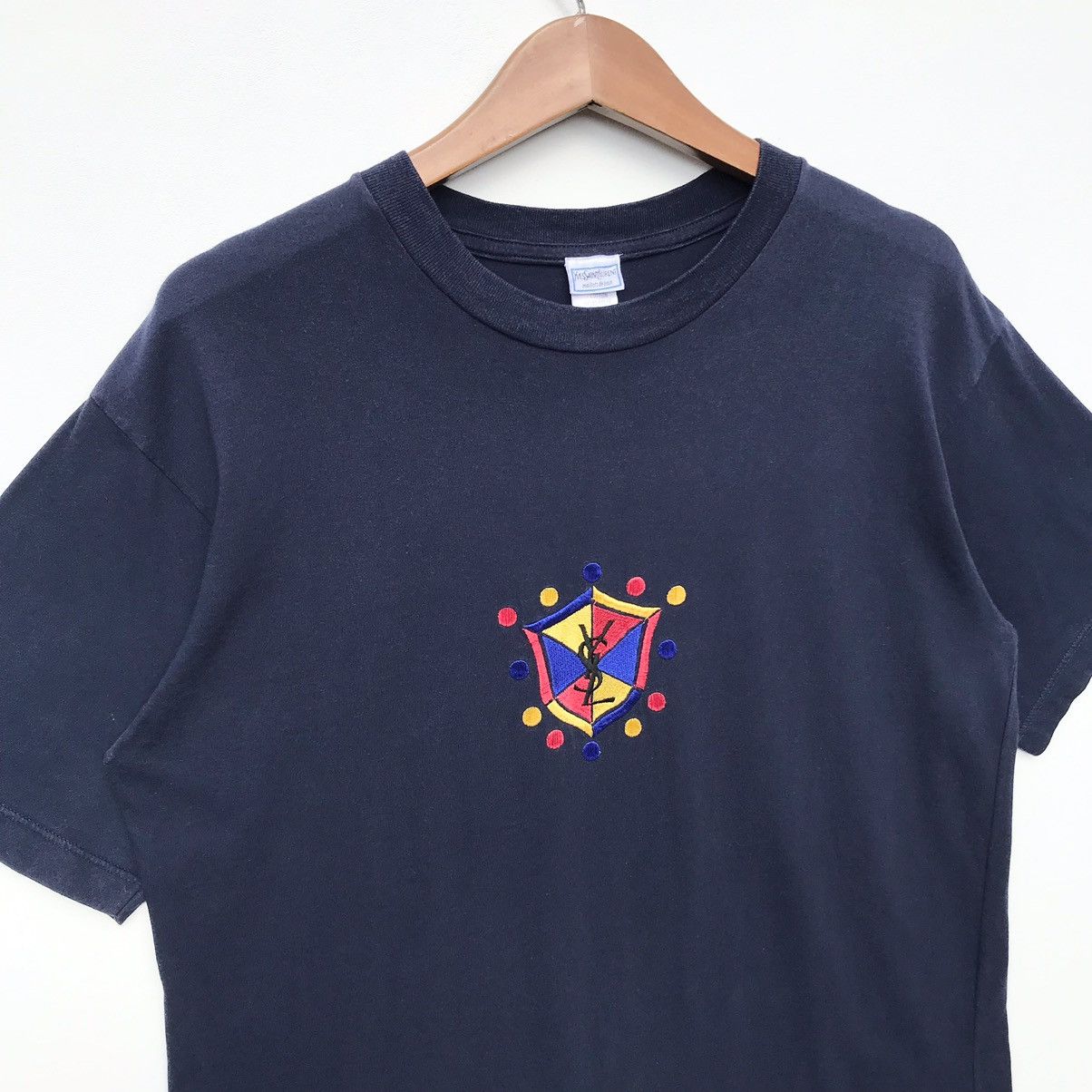 Yves Saint Laurent Vintage Yves Saint Laurent Shirt YSL Luxury Brand Sunfaded Size US L / EU 52-54 / 3 - 5 Thumbnail