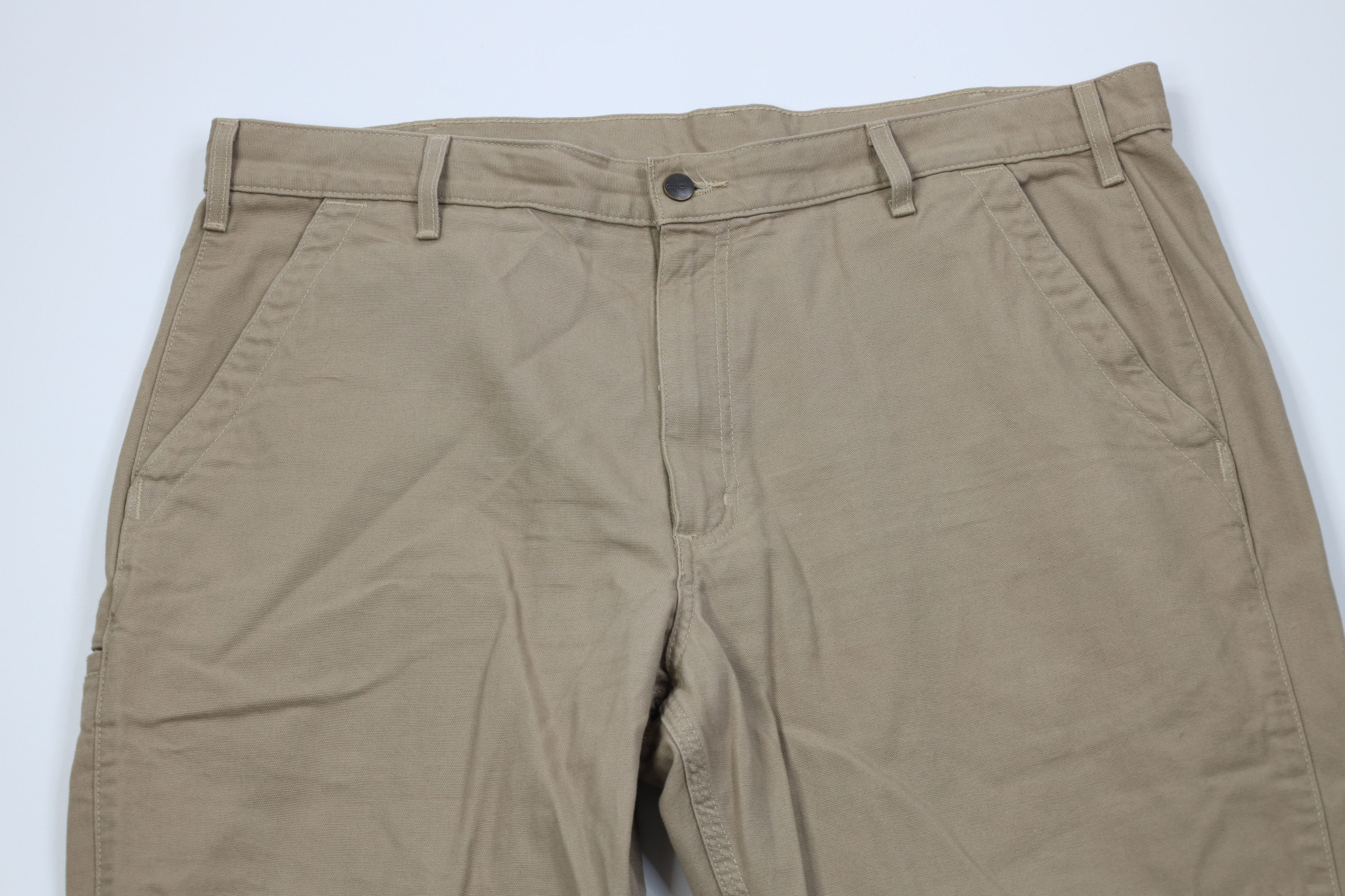 Carhartt Vintage Y2K Carhartt Relaxed Fit Wide Leg Pants Khaki Brown Size US 40 / EU 56 - 2 Thumbnail