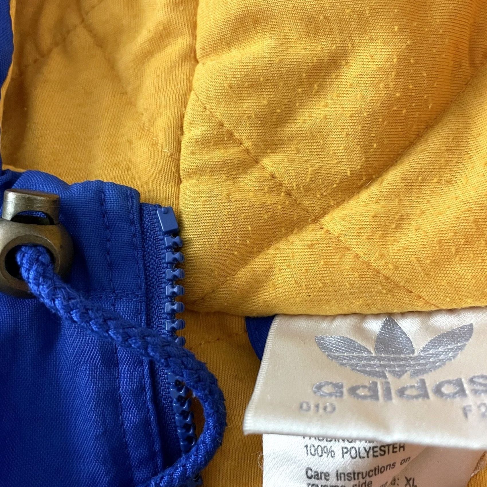 Adidas VINTAGE adidas Full Zip Jacket Men XL Blue Olympic Program Full Zip Puffer Jacket Mens XL Blue Olympic Program Adidas Jacket Size US XL / EU 56 / 4 - 5 Thumbnail