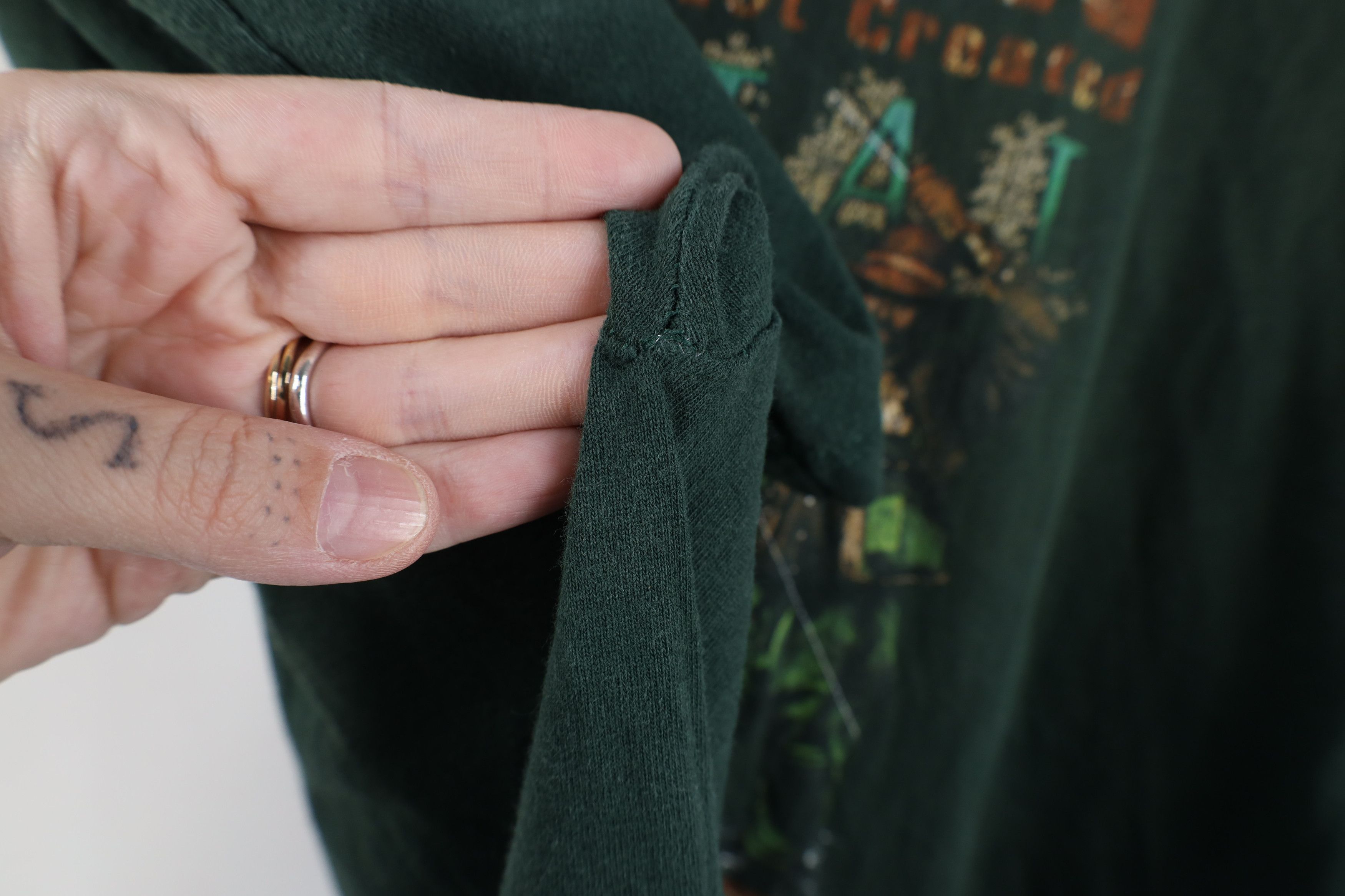 Vintage Vintage 90s The Finest Men Become Fishermen Fishing T-Shirt Size US XL / EU 56 / 4 - 9 Thumbnail