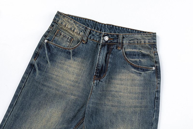 Jean American street Vibe vintage washed distressed jeans Size US 32 / EU 48 - 3 Thumbnail