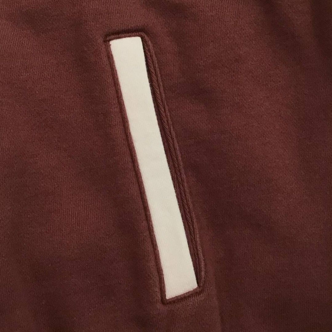 Bape × Nigo BAPE Milo logo sweat varsity jacket dark red a bathing ape Size US L / EU 52-54 / 3 - 7 Thumbnail