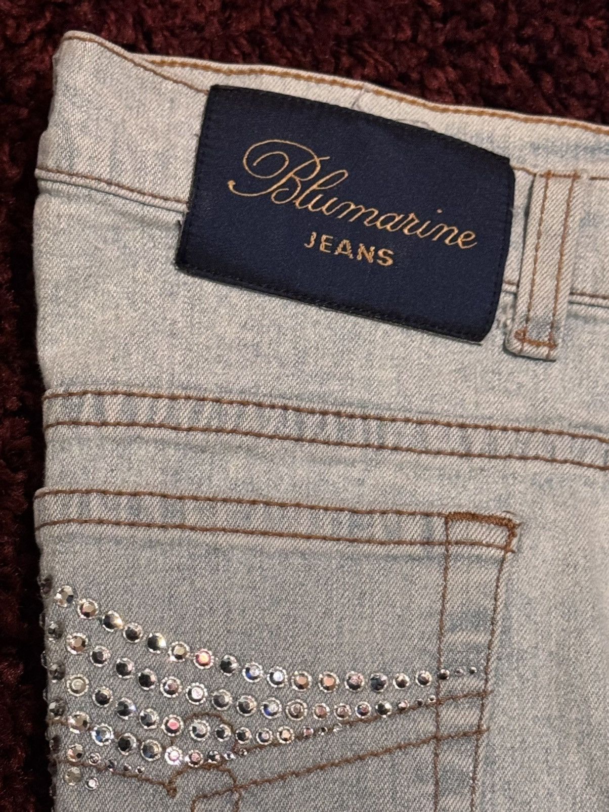Blumarine Blumarine Y2K Sparkle Jeans Size 31" - 2 Thumbnail